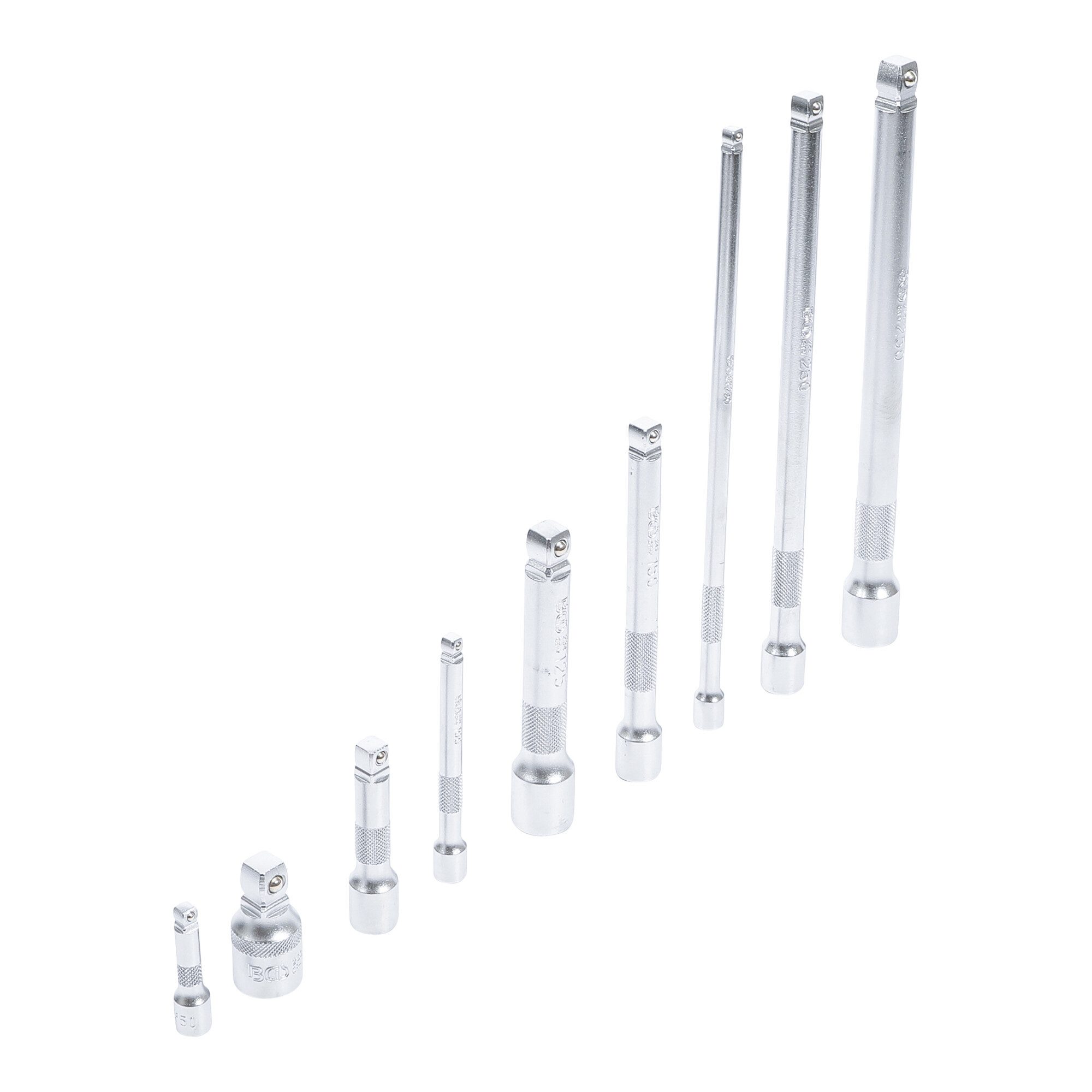 BGS technic Ratsche BGS Kippverlängerungs-Satz 6,3 mm (1/4 Zoll), 10 mm (3/8 Zoll), 12,5 m