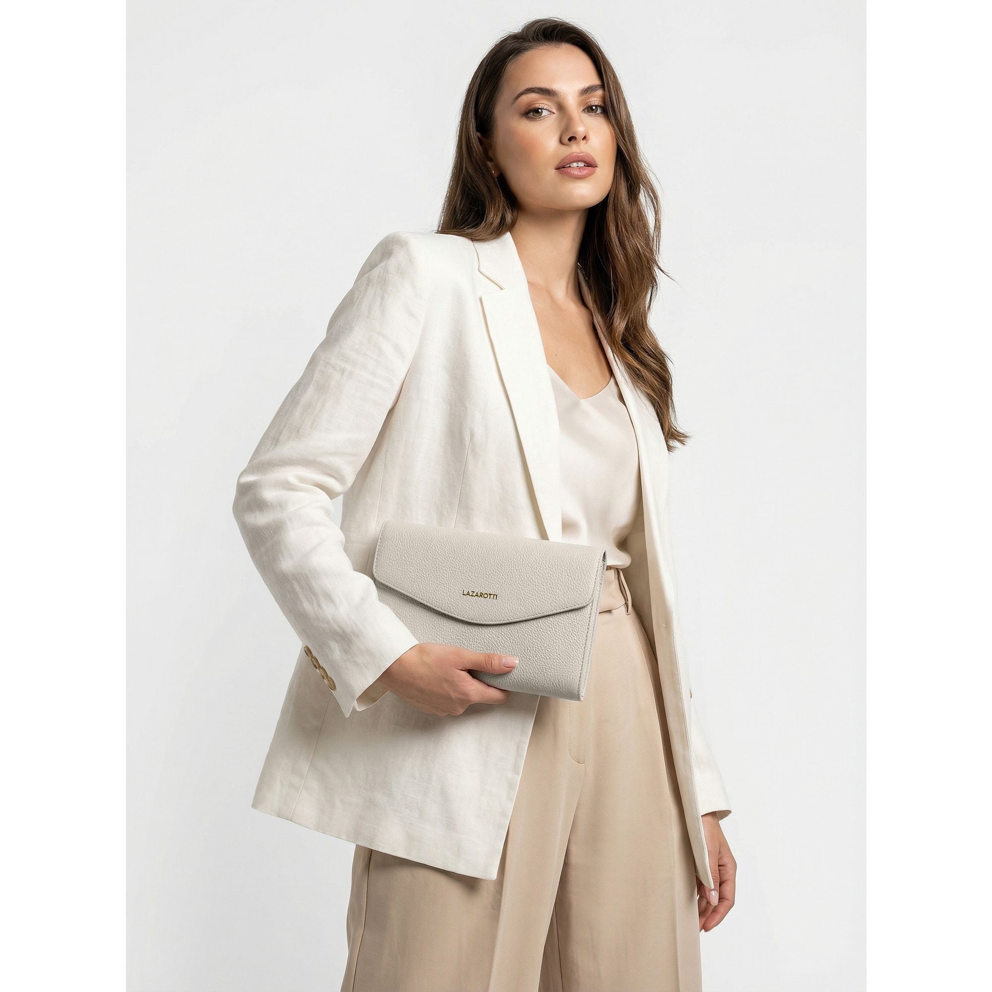 Lazarotti Clutch Bologna Leather, Leder