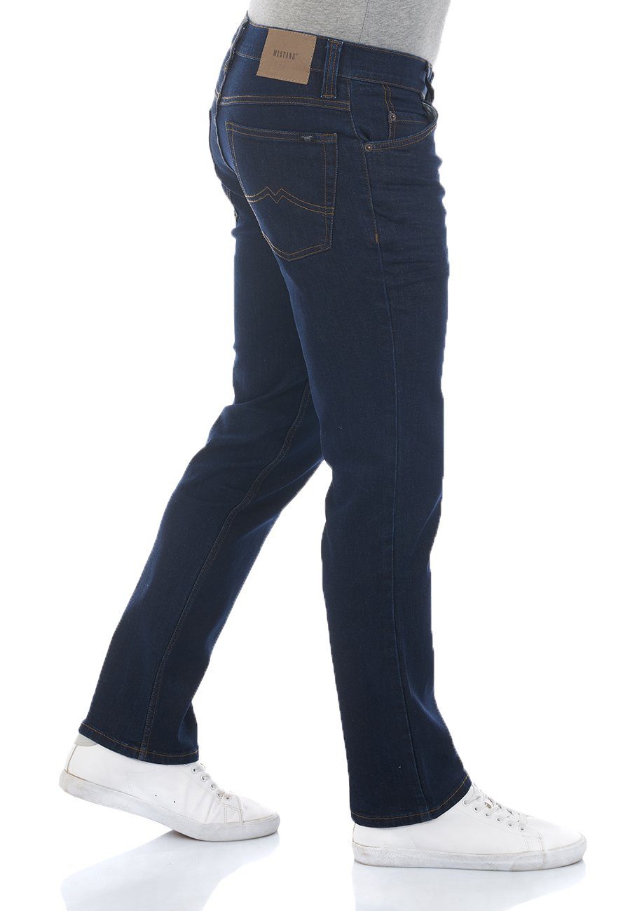 MUSTANG Straight-Jeans Herren Jeanshose Tramper Regular Fit Denim Hose mit Stretch