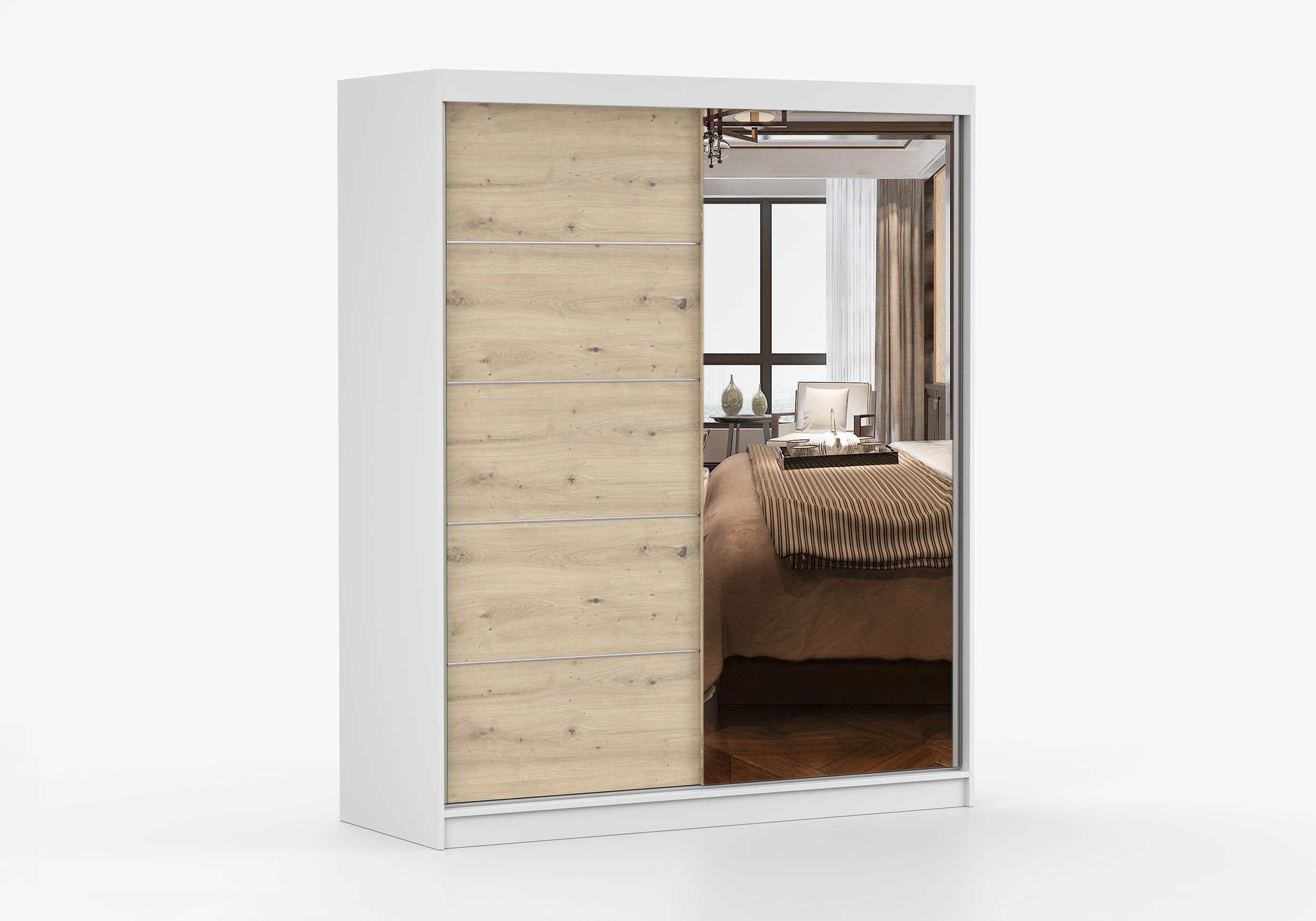 imoebel24 Schwebetürenschrank BONO 05 160 cm günstig online kaufen