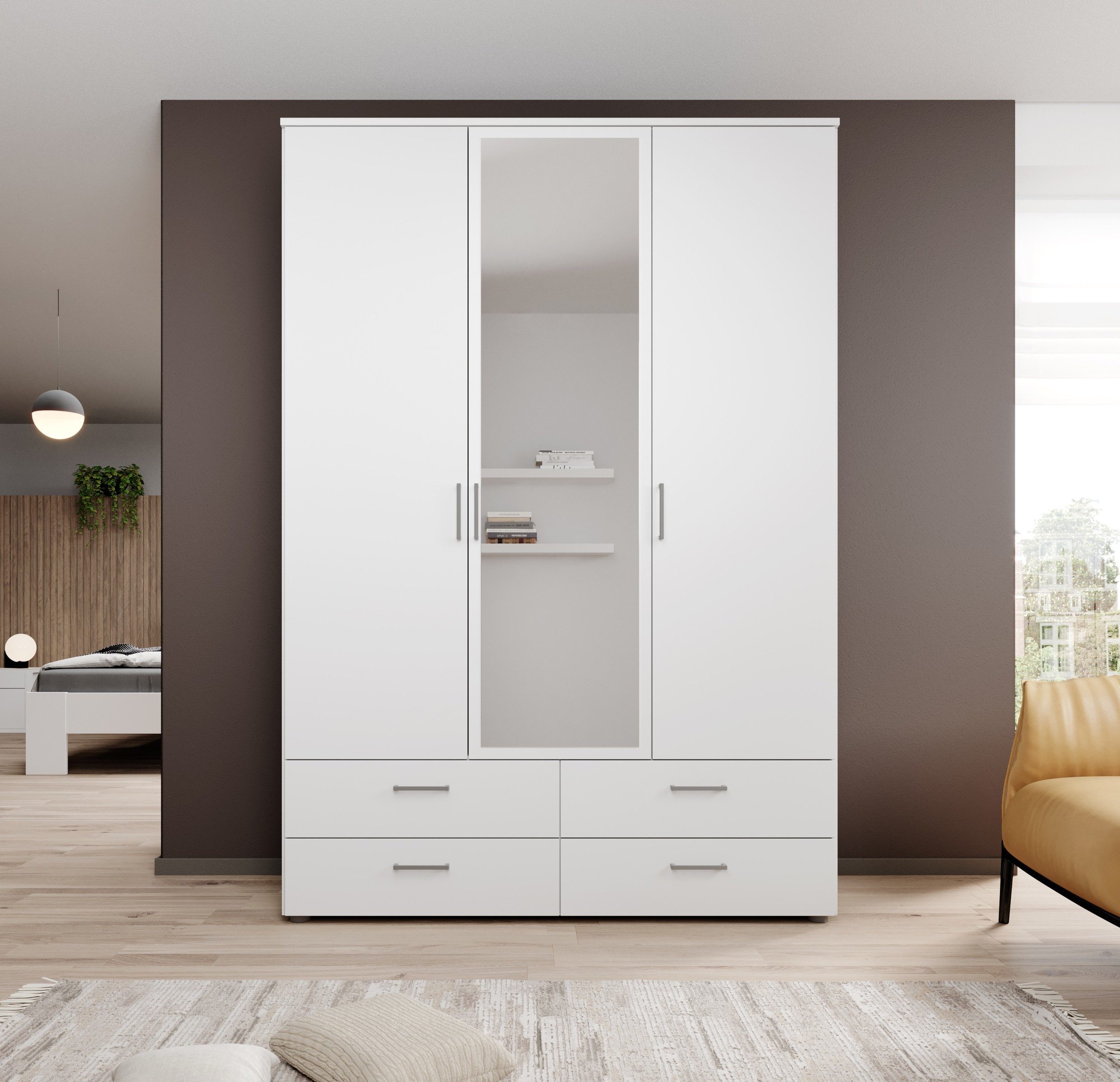 Pol-Power Kleiderschrank 137,8 x 198,6 x 48 cm (B/H/T)