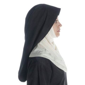 HEMAD Nonnen-Kostüm Mittelalter Velan Hildegard, Nonnen Kopfbedeckung