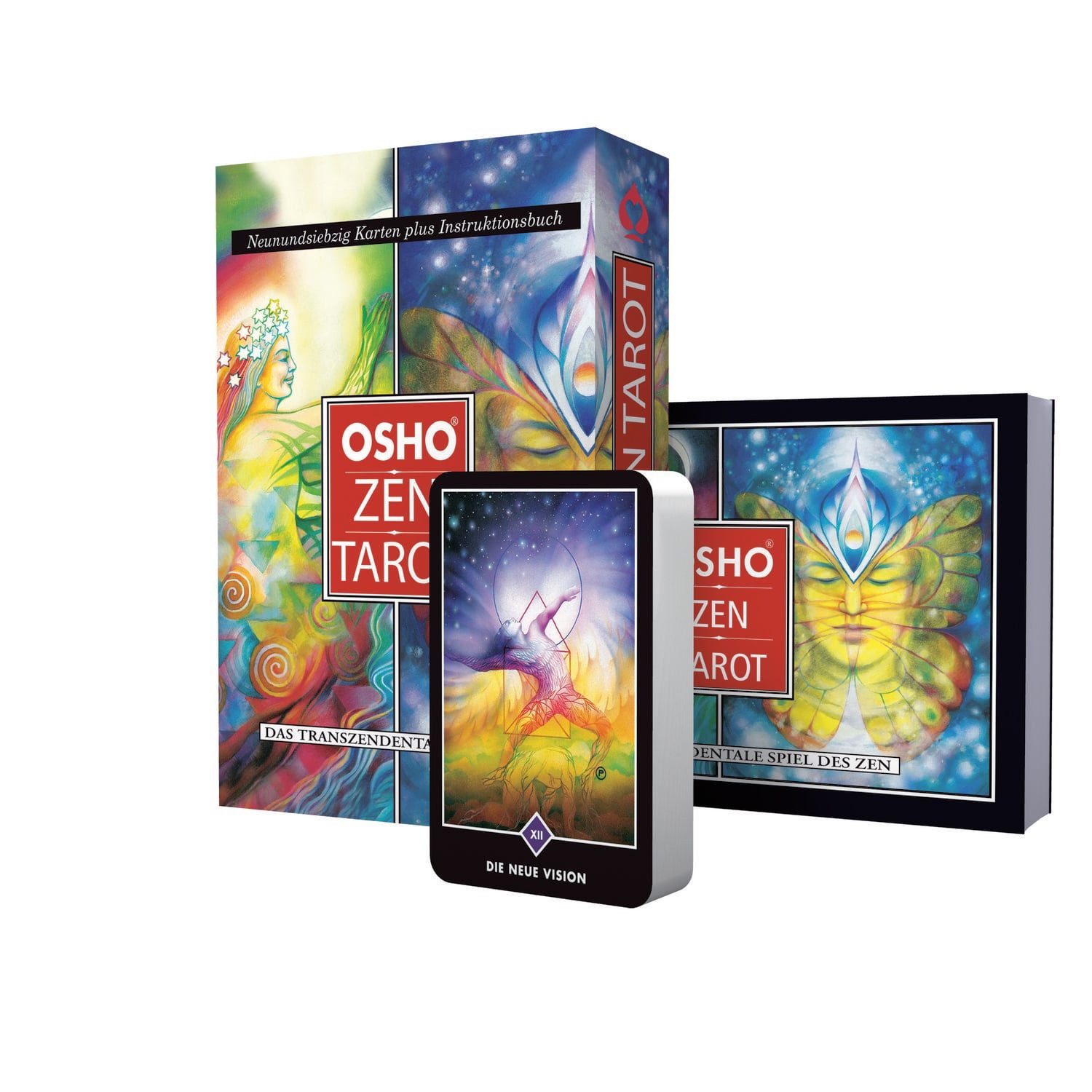 OSHO® Zen Tarot / Osho, Set mit 79 Karten und einem Anleitungsbuch mit 208 Seiten