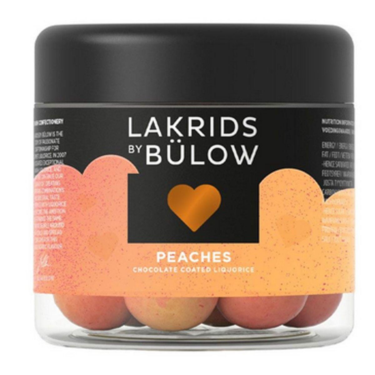 Lakrids by Bülow Süßigkeit Lakritz mit Pfirsich Geschmack (115g)