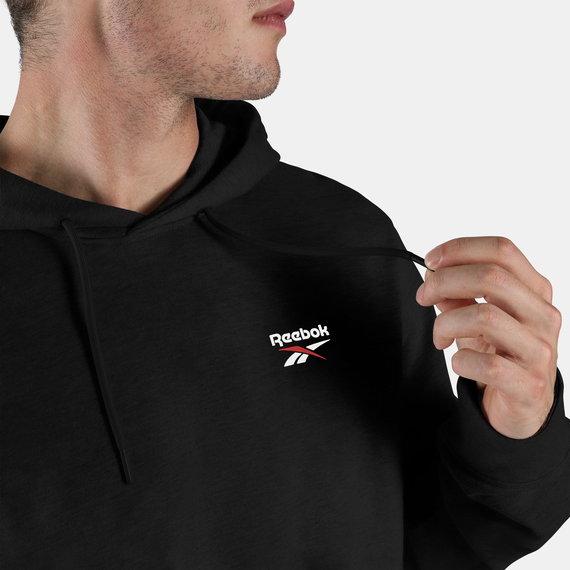 Reebok Kapuzensweatshirt ID SMALL LOGO FRENCH TERRY HOODIE sportlicher Stil, für aktive Erwachsene