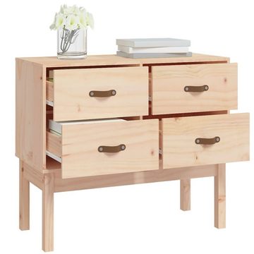 vidaXL Sideboard Konsolenschrank 90x40x78 cm Massivholz Kiefer (1 St)