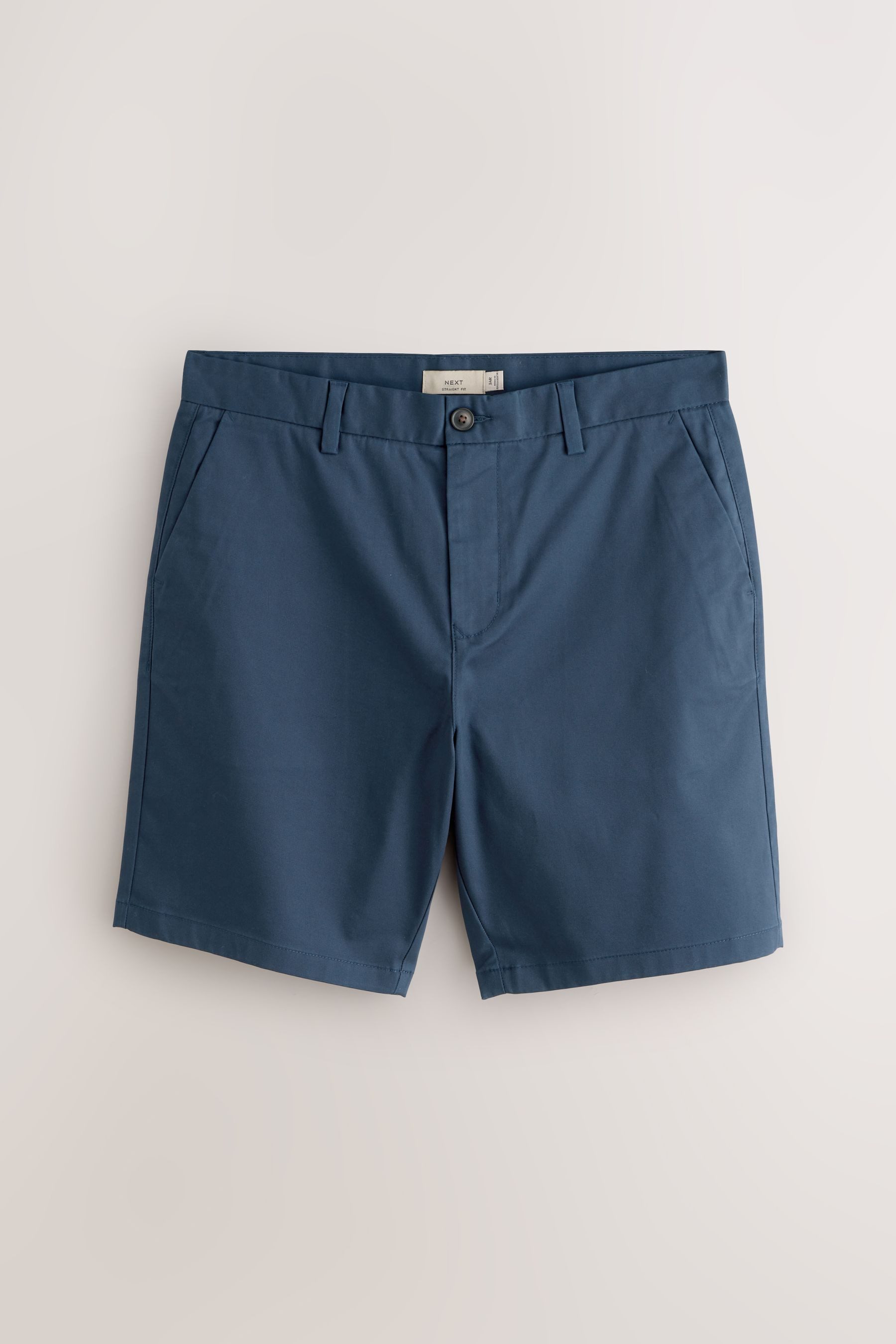Next Shorts Straight Fit Stretch-Chinoshorts, 2er-Pack (2-tlg)