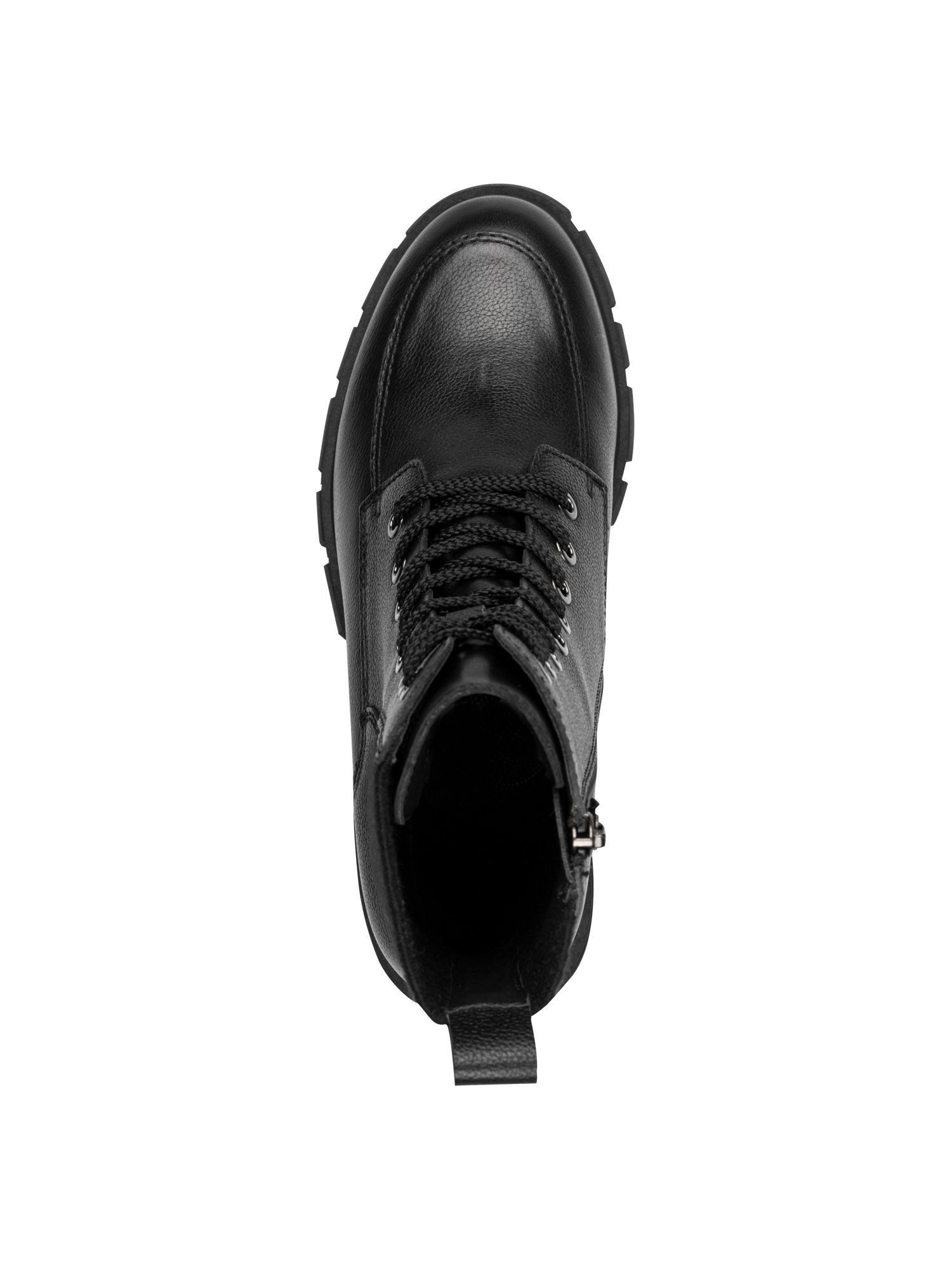 Tamaris TOUCH-IT aus Leder Blockabsatz 1-25972-45 Schnürstiefelette TOUCH-IT