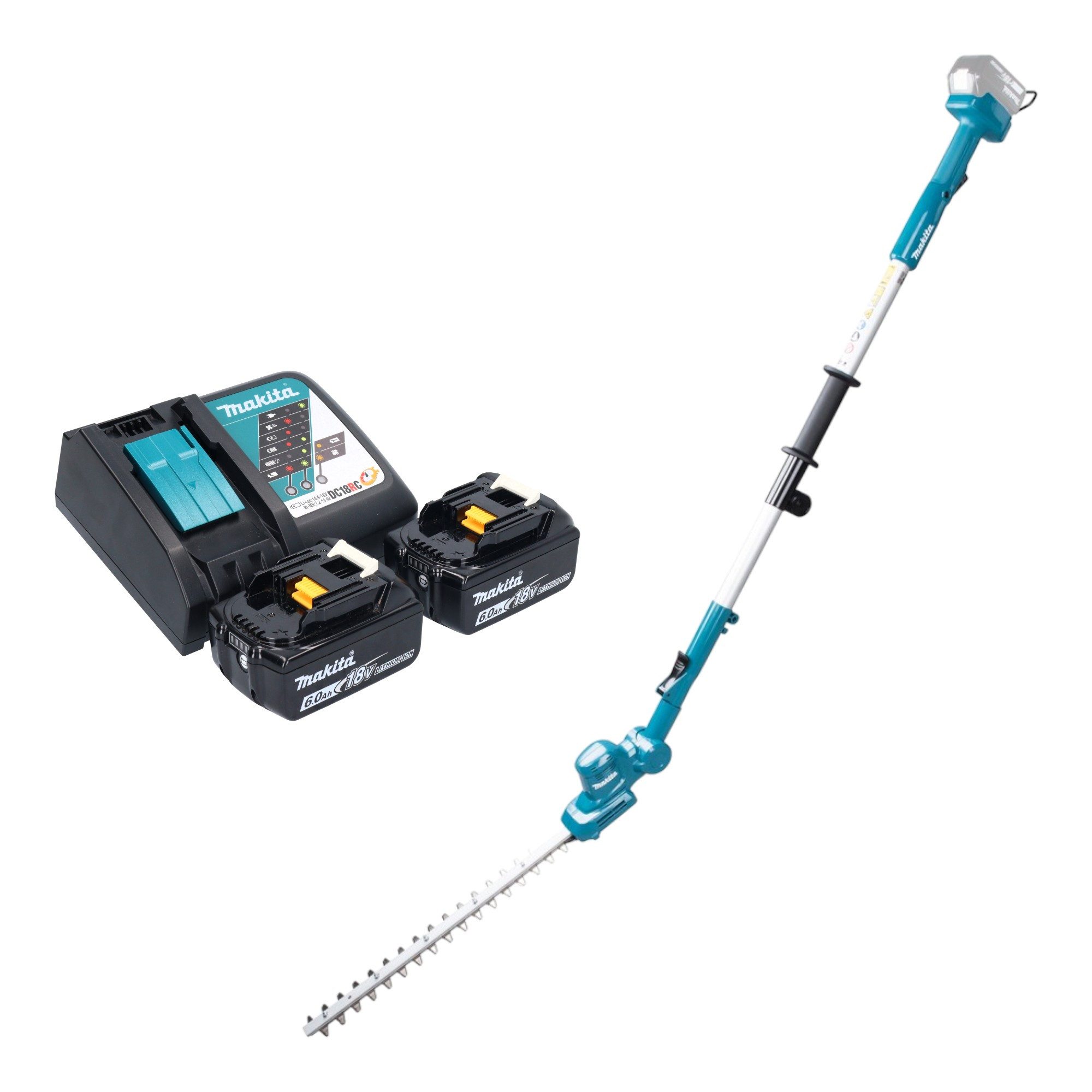 Makita Akku-Heckenschere DUN 461 WRG2 Akku Heckenschneider 18 V 46 cm + 2x günstig online kaufen