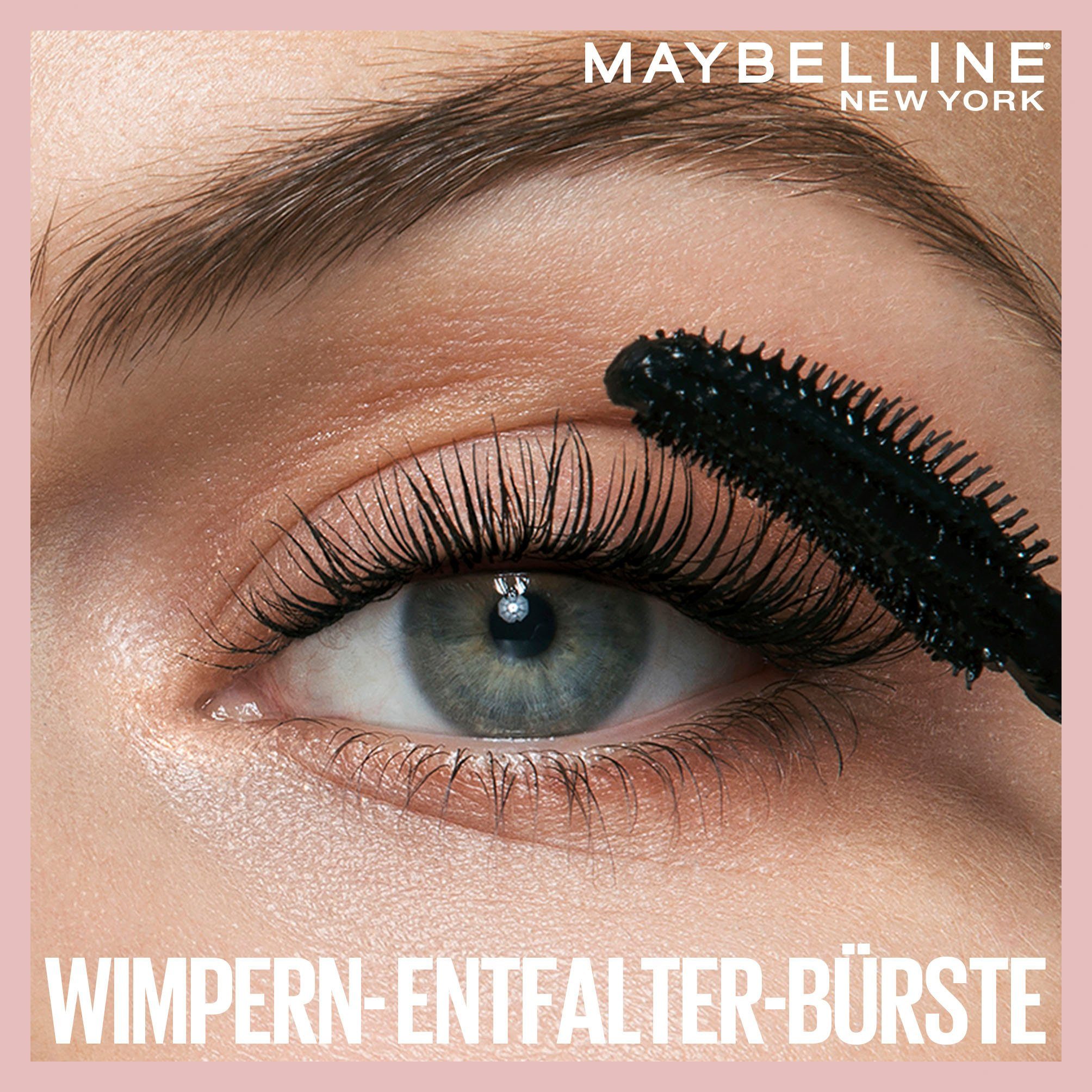 MAYBELLINE NEW YORK Mascara Lash Sensational, mit 2 in 1 - Bürste