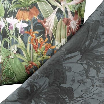 Bettwäsche Estella Mako-Satin Traumstoff Bettwäsche 135x200 Sabeth Jungle Wende, Estella, Mako-Satin, 2 teilig