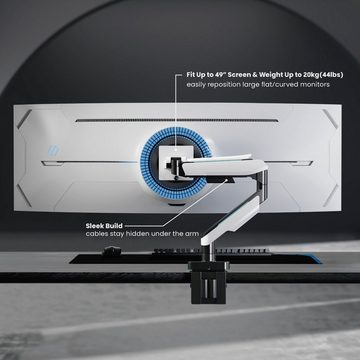 ROLINE LCD-Arm, Tischmontage, Gasfeder, 5 Gelenke, max. 20 kg Monitor-Halterung