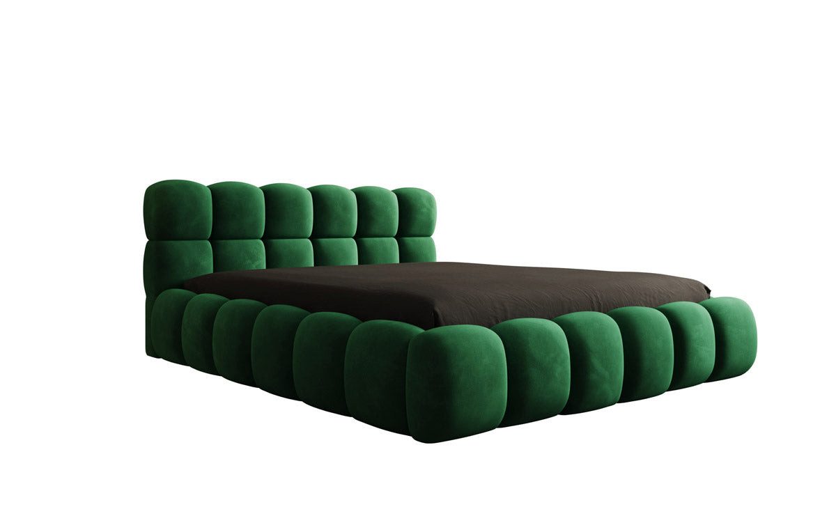 Luxusbetten24 Polsterbett Designer Polsterbett Boston Samt, günstig online kaufen