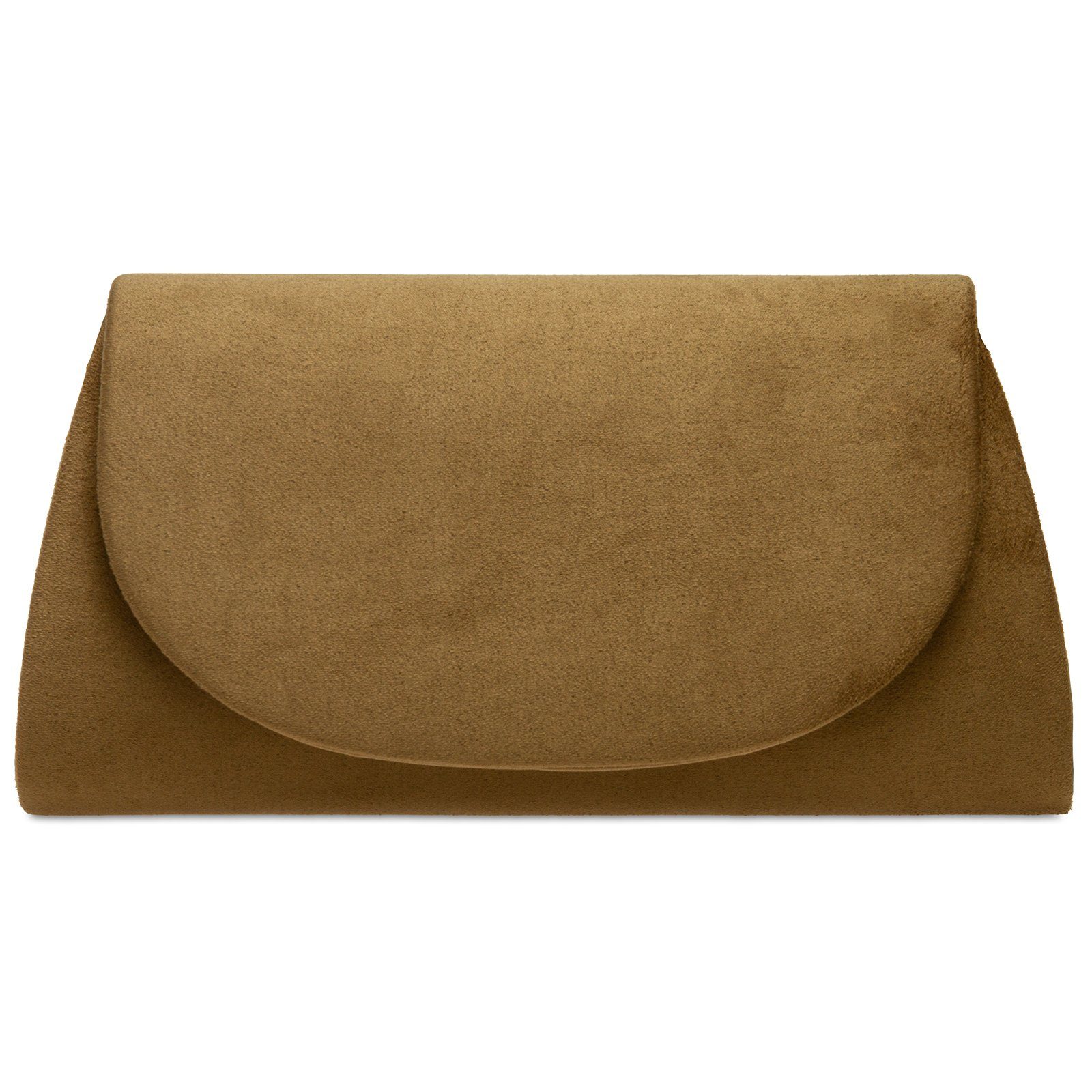Clutch TA525 Damen elegante Textil Velours Abendtasche