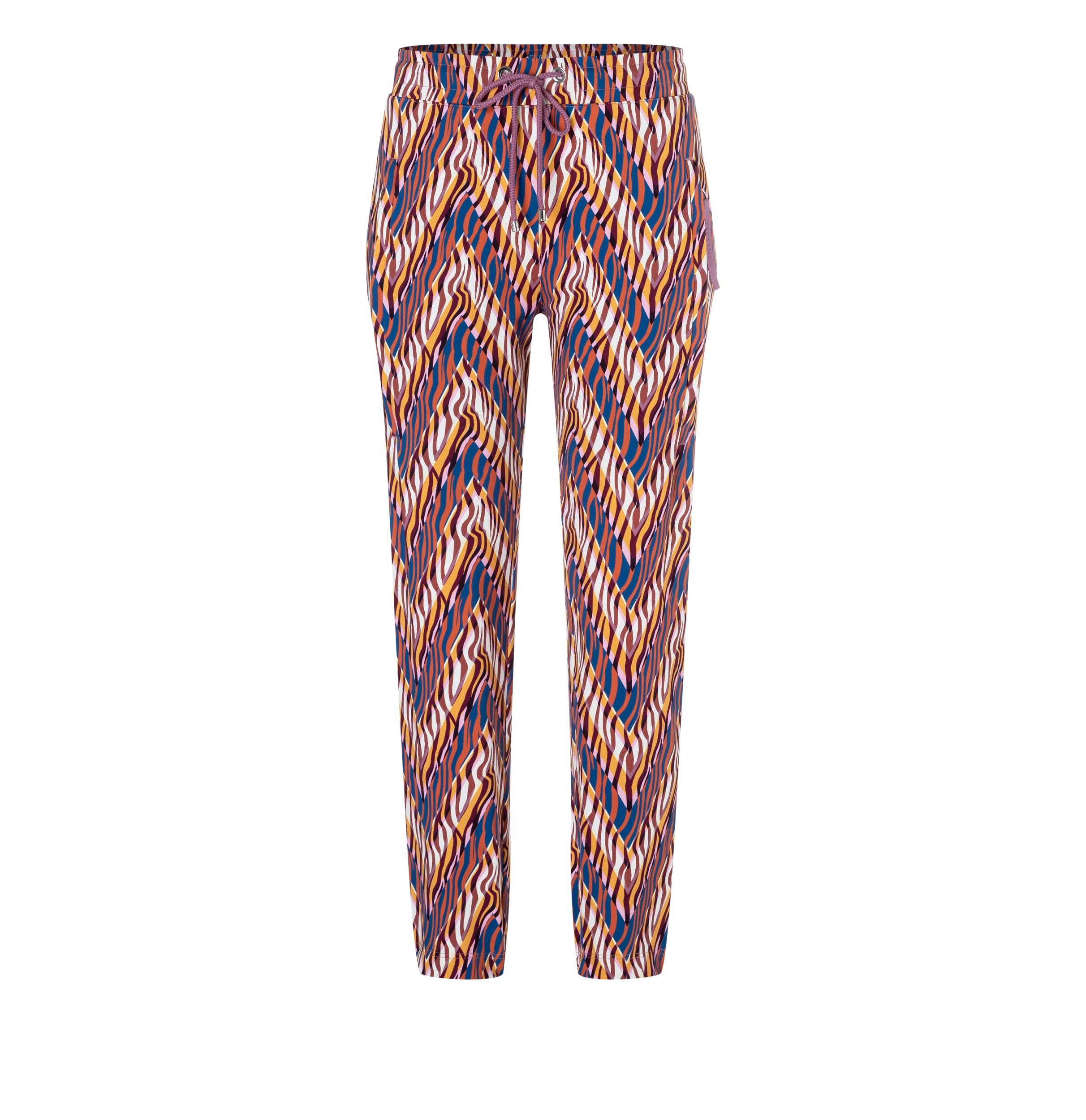 Chinohose FUTURE, citrus zig zag