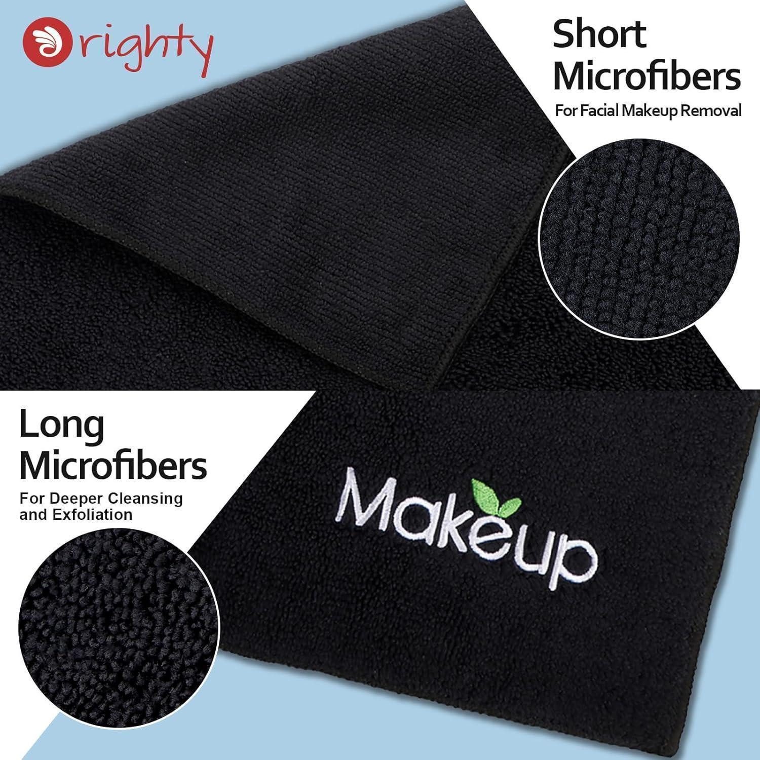 Orighty Gesichtsreinigungstücher Make-up-Entfernungstücher Ultraweich Mikrofasertücher 33x33cm 6er Pack