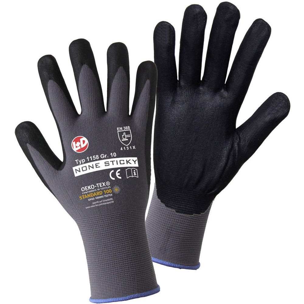 Arbeitshandschuhe Leipold Doehle 1158-9 FOAM Nylon NITRILE Nylon Arbeitshandschuh Größe