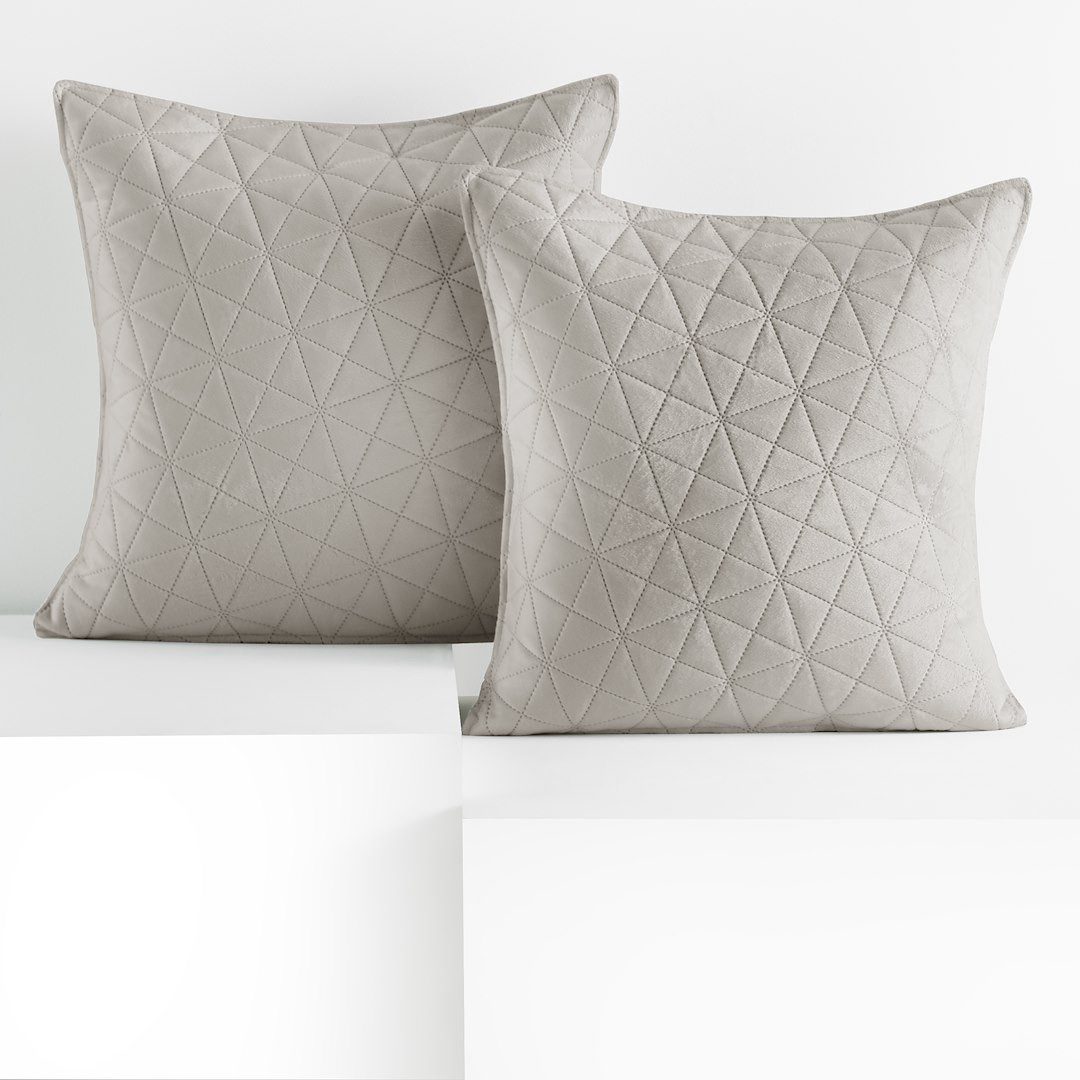 Restilo Kissenbezug Kissen Kissenbezug mehre Größen 2er Set Wohnzimmer Dekokissen, (2 Stück), 2er Set mit Samtoptik