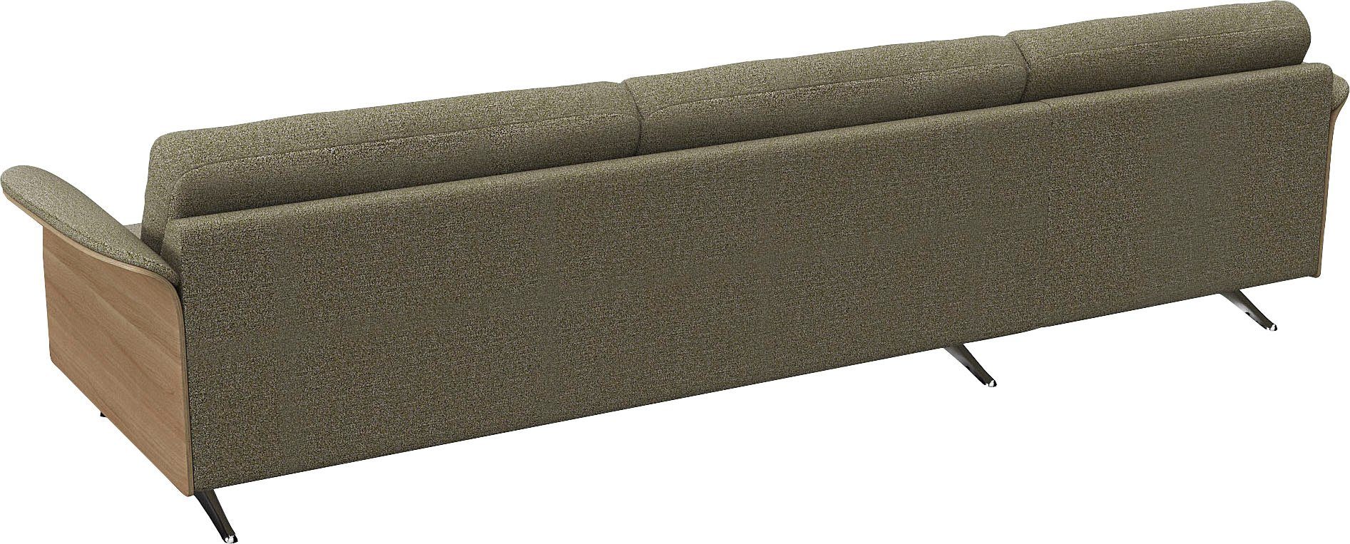 FLEXLUX Ecksofa Glow, super bequem durch hochwertigem Sitzaufbau mit Federkern, L-Form, Modernes skandinavisches Design