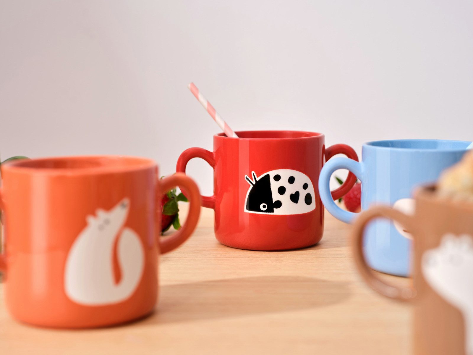 ASA SELECTION Becher Buddies Henkelbecher Fuchs 0,25l, New Bone China