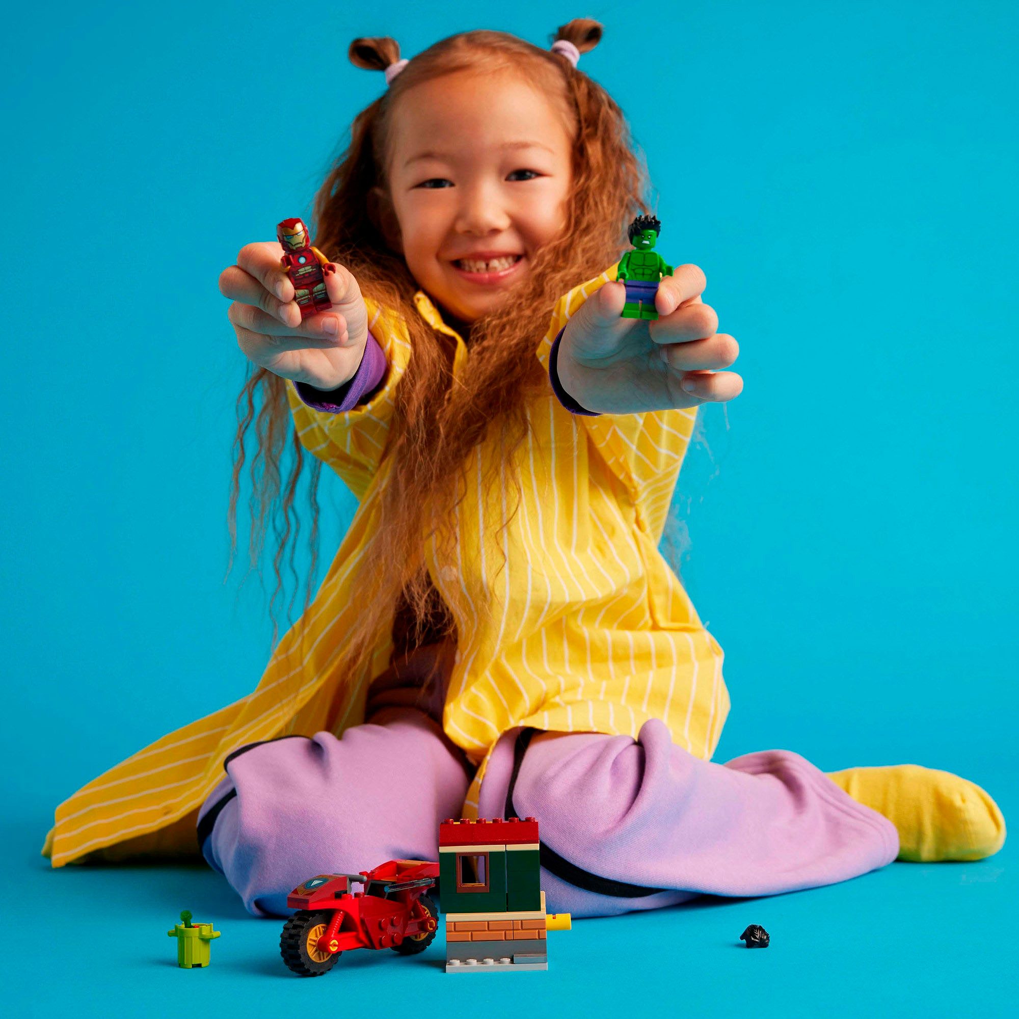 LEGO® Iron Man mit Bike und der Hulk (76287), LEGO Super Heroes Konstruktio günstig online kaufen