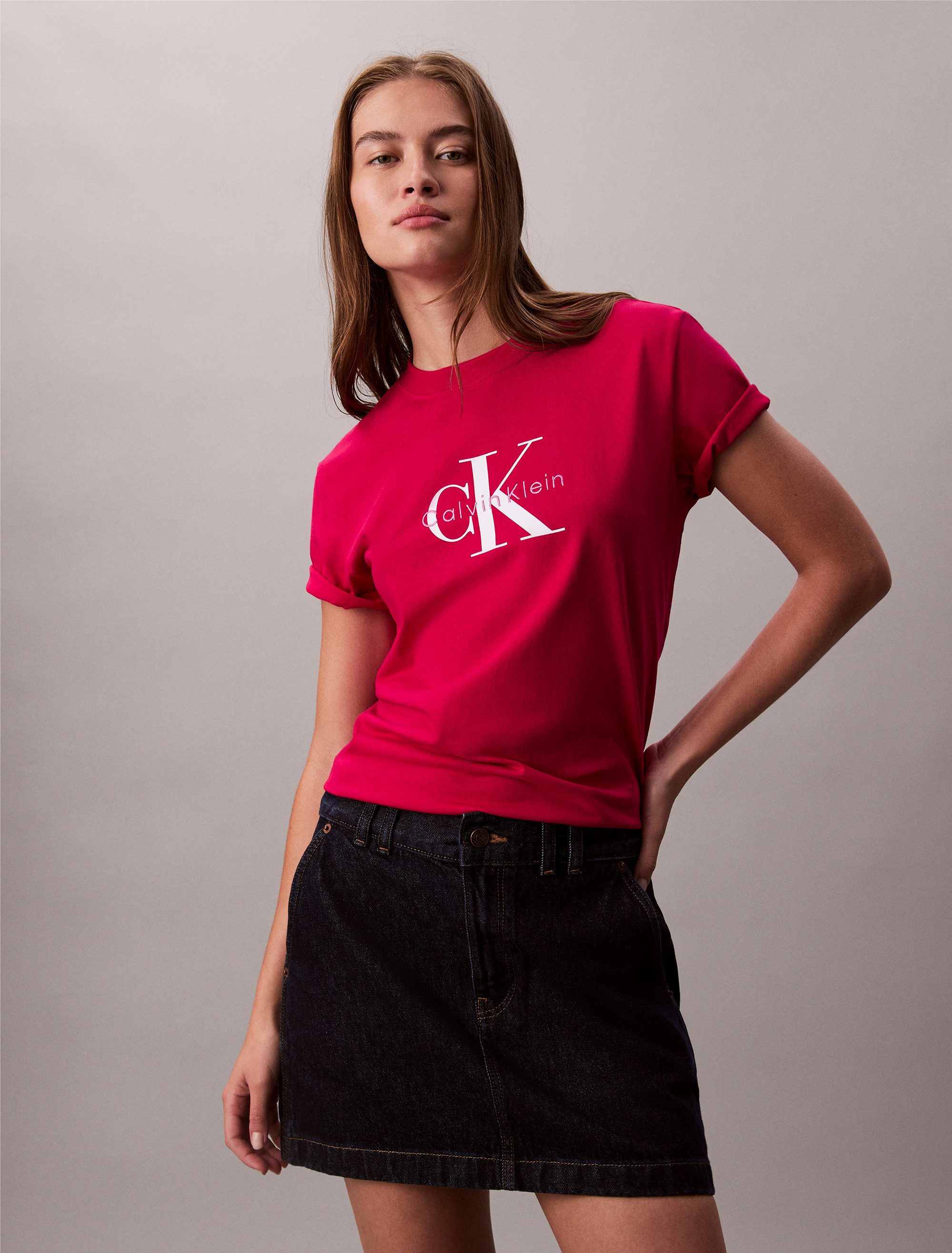 Calvin Klein Jeans T-Shirt HERO SS CLASSIC MONOLOGO CNECK T Rundhalsausschn günstig online kaufen