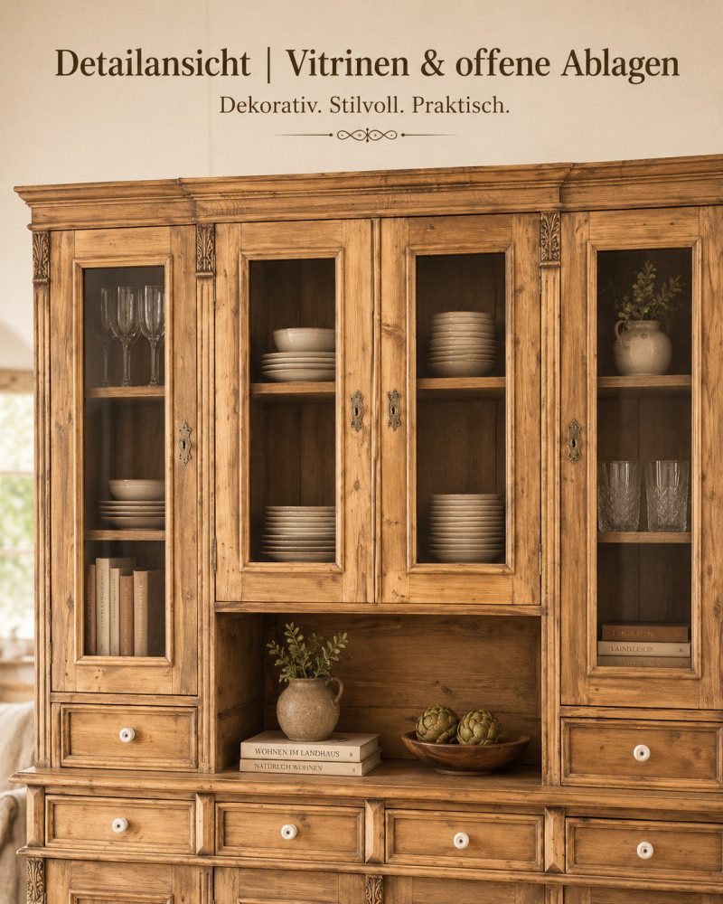 Wohnpalast Buffet Gründerzeit Buffetschrank Weichholz
