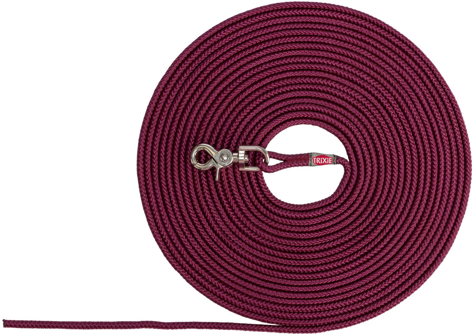 TRIXIE Schleppleine Schleppleine, rund - sangria - 15 m/ø 6 mm, Tau