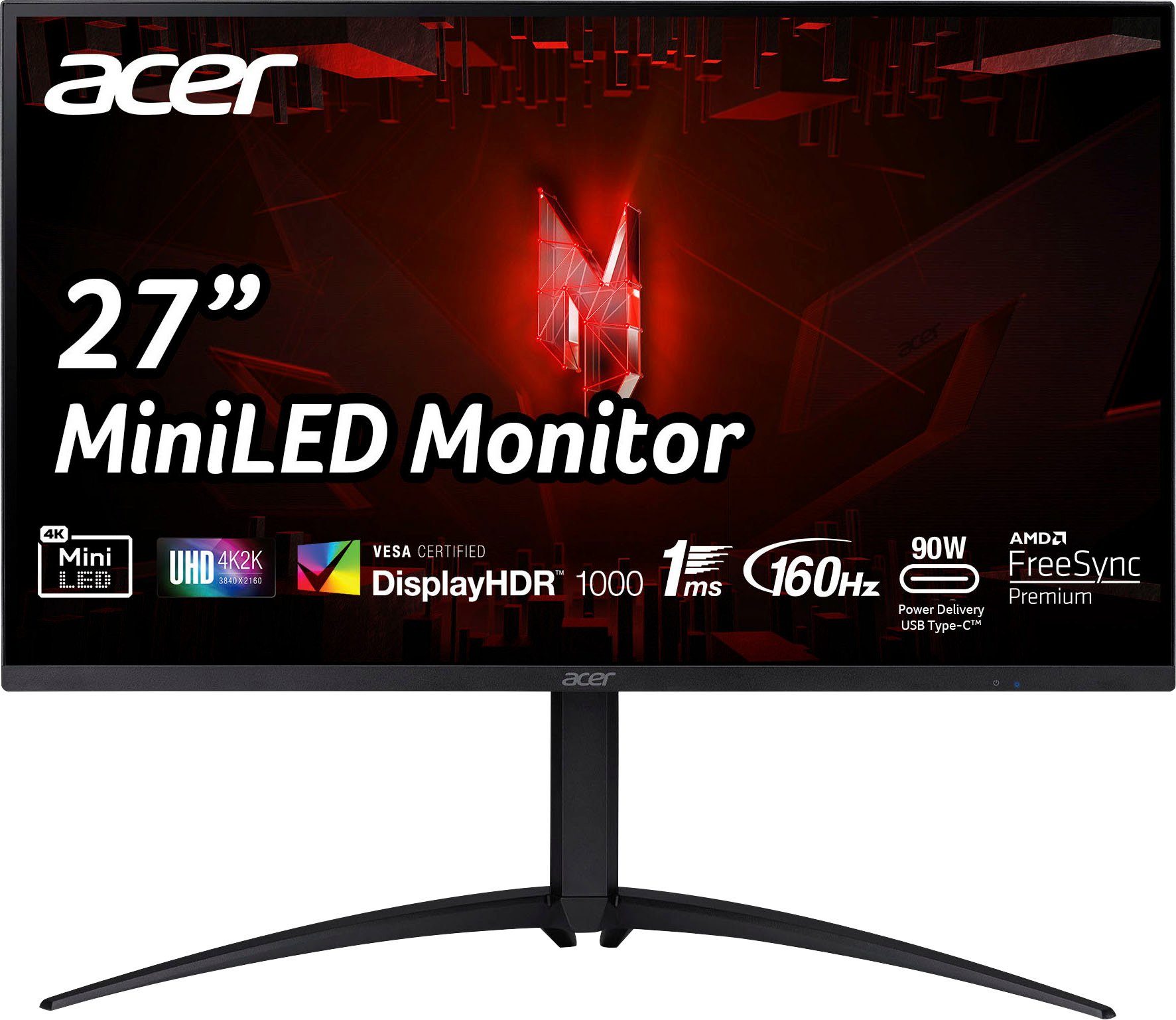 Acer Nitro XV275K P3 Gaming-LED-Monitor (69 cm/27 \