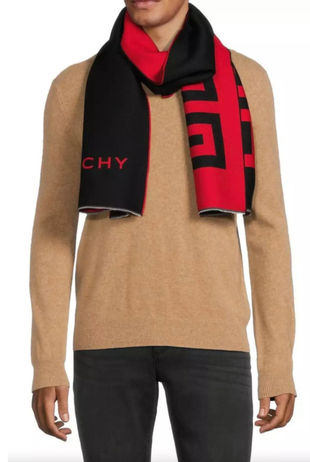 GIVENCHY Strickschal Schal Wolle Seide 4G Mufflers Stola Tuch Unisex