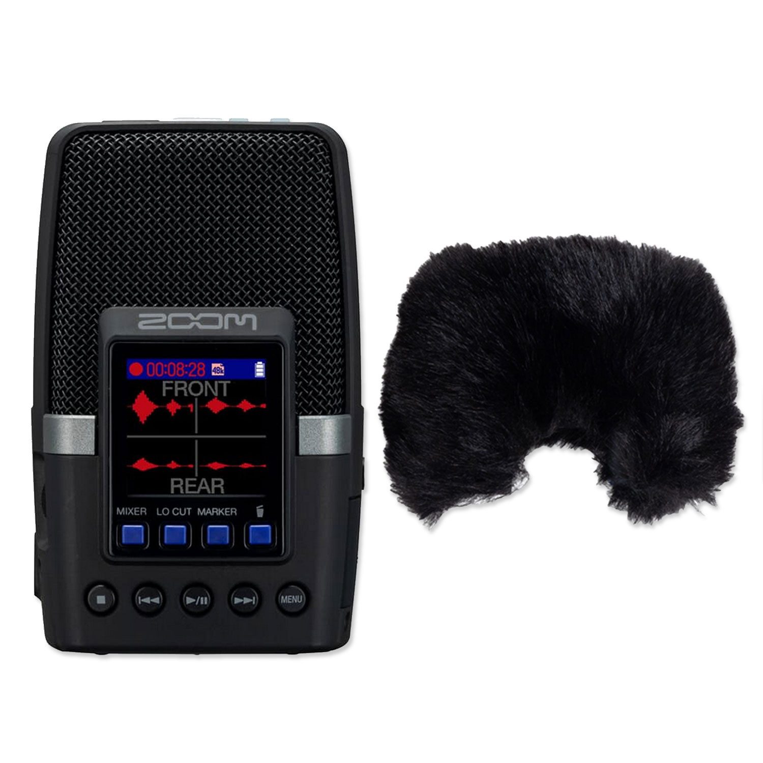 Zoom Audio Zoom Audio-Recorder H2essential mit Windschutz WSH-2e Digitales Aufnahmegerät (Vorteils-Set mit Windschutz WSH-2e)