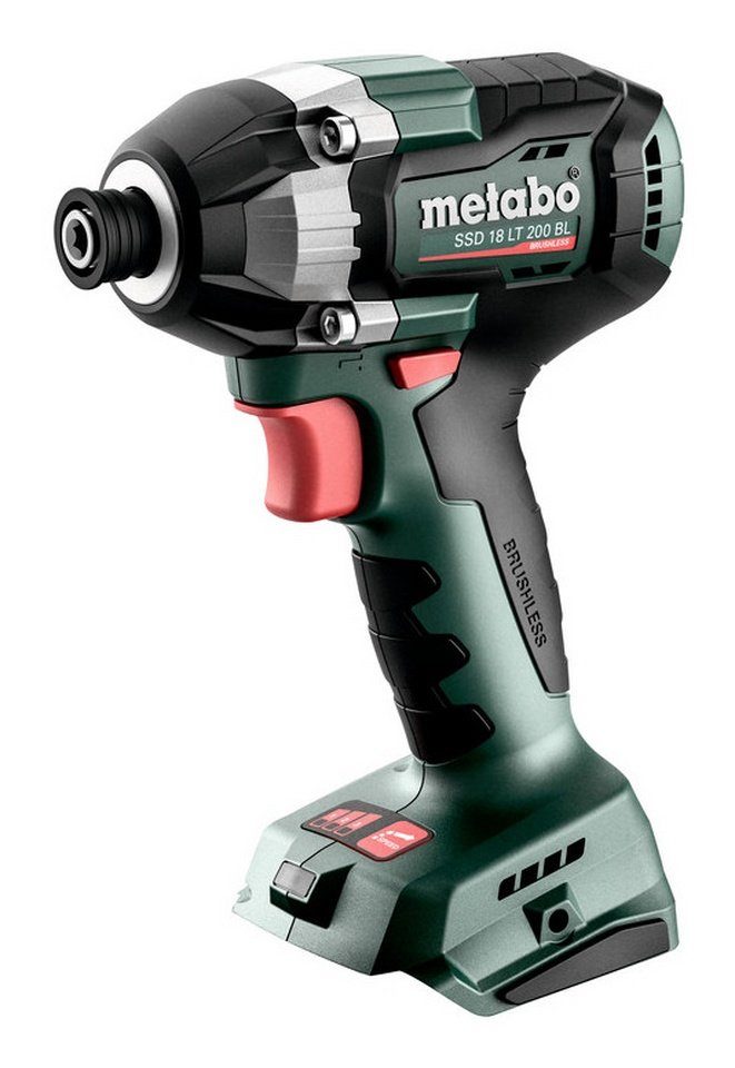 metabo Akku-Schlagschrauber SSD 18 LT 200 BL, 200 Nm, Ohne Akku in MetaBox