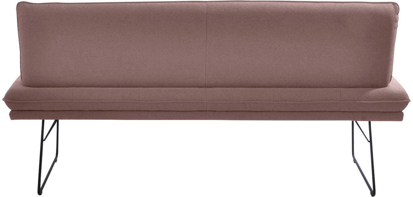 K+W Komfort & Größen Spitzkissenoptik, altrose (1-St), Sitzkomfort, in 2 wählbar Wohnen Polsterbank hoher Sitzsteppung
