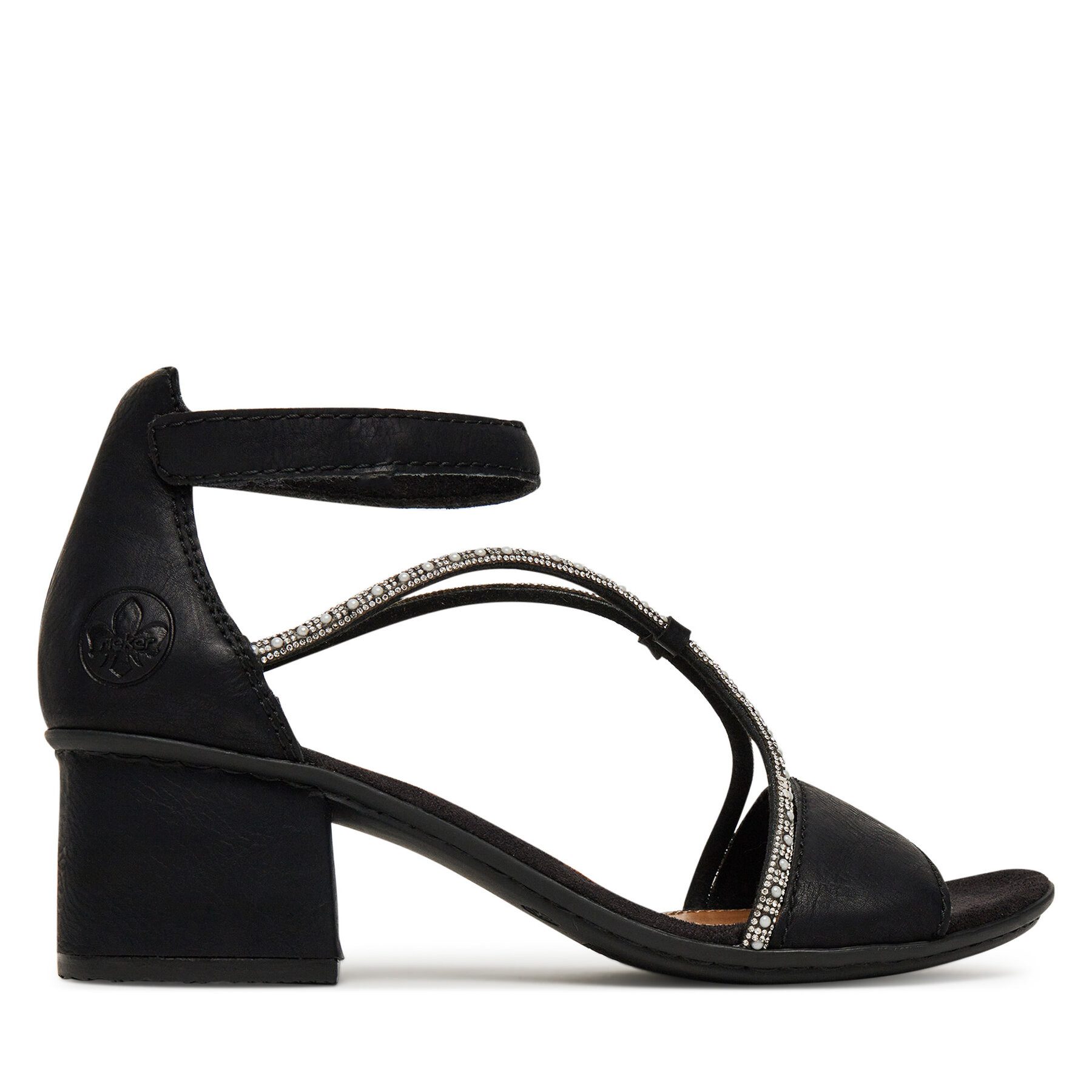 Rieker Rieker Damen-Sandalen Schwarz 64654-00 Sandale