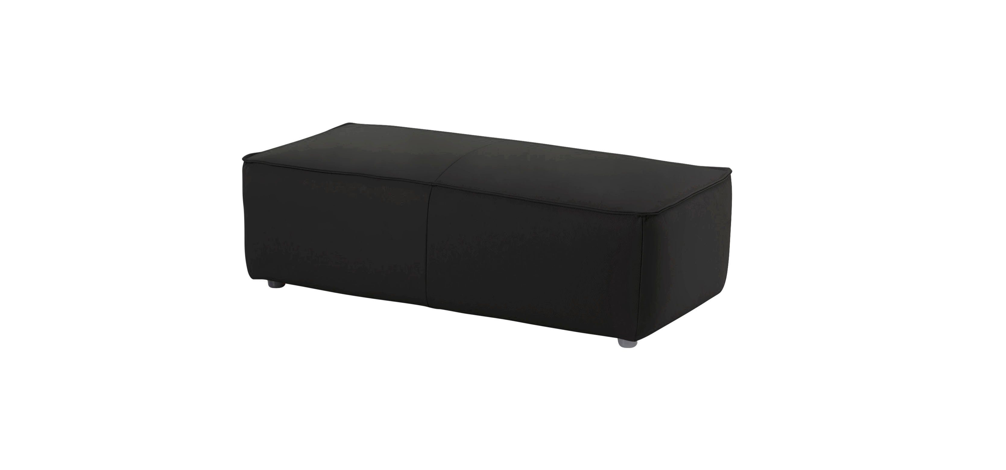 mit Biese, Hocker, around-the-block, Spar-Set, mit Federkern eleganter Ecksofa inklusive W.SCHILLIG