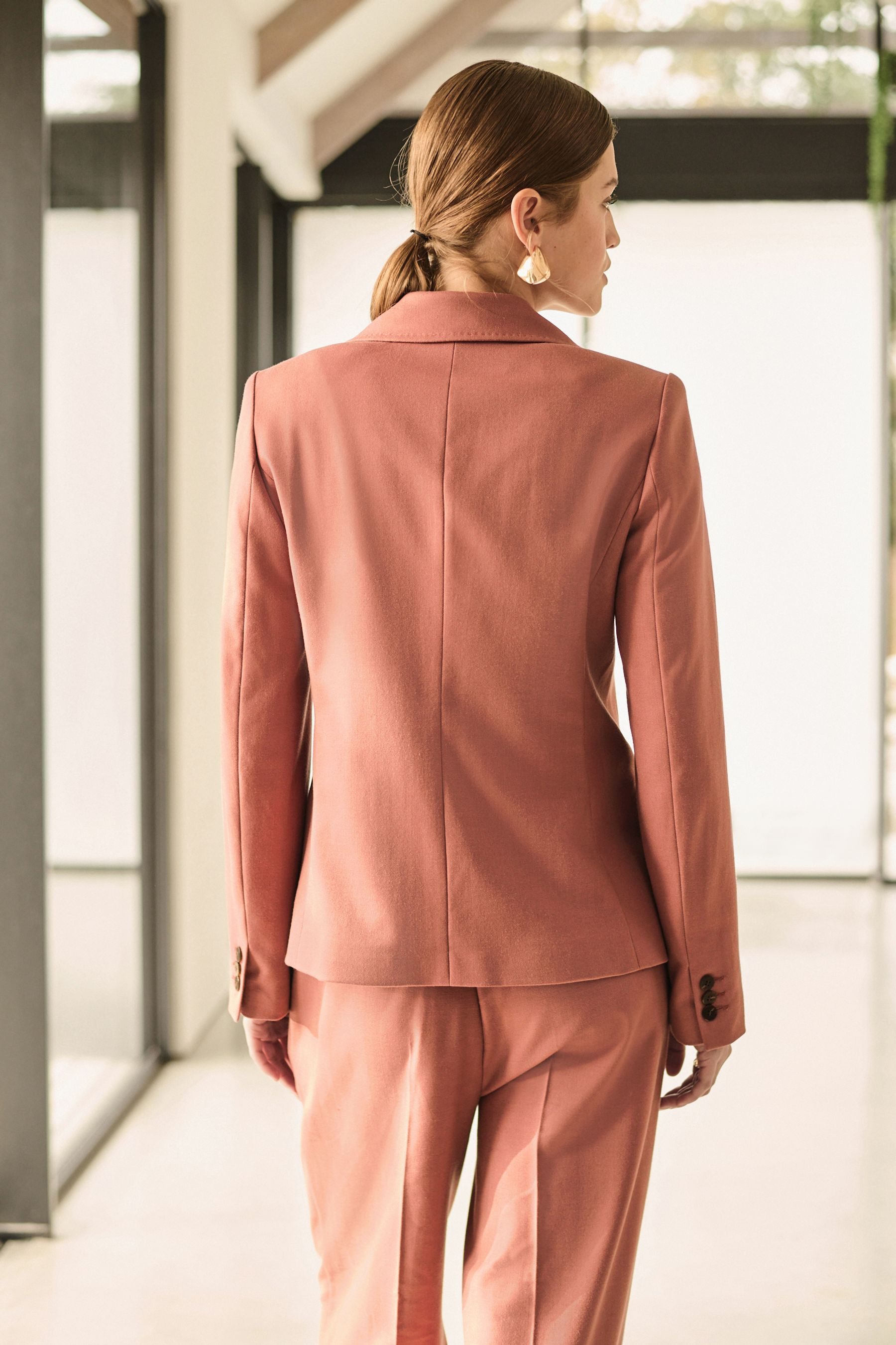 Next Jackenblazer Tailored Fit einreihiger Blazer günstig online kaufen
