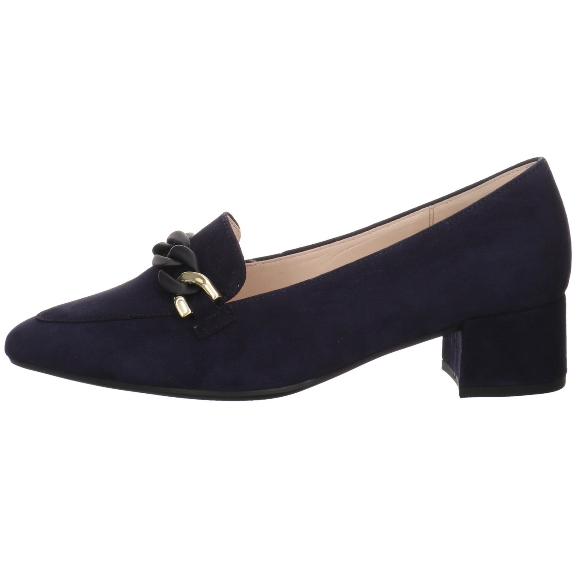 Elegant Pumps Damen blau Pumps Klassisch Gabor Pumps Schuhe Veloursleder