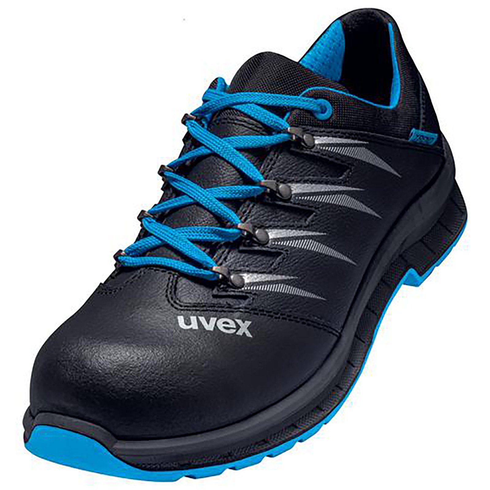 Uvex 2 trend Halbschuhe S2 blau, schwarz Weite 10 Sicherheitsschuh