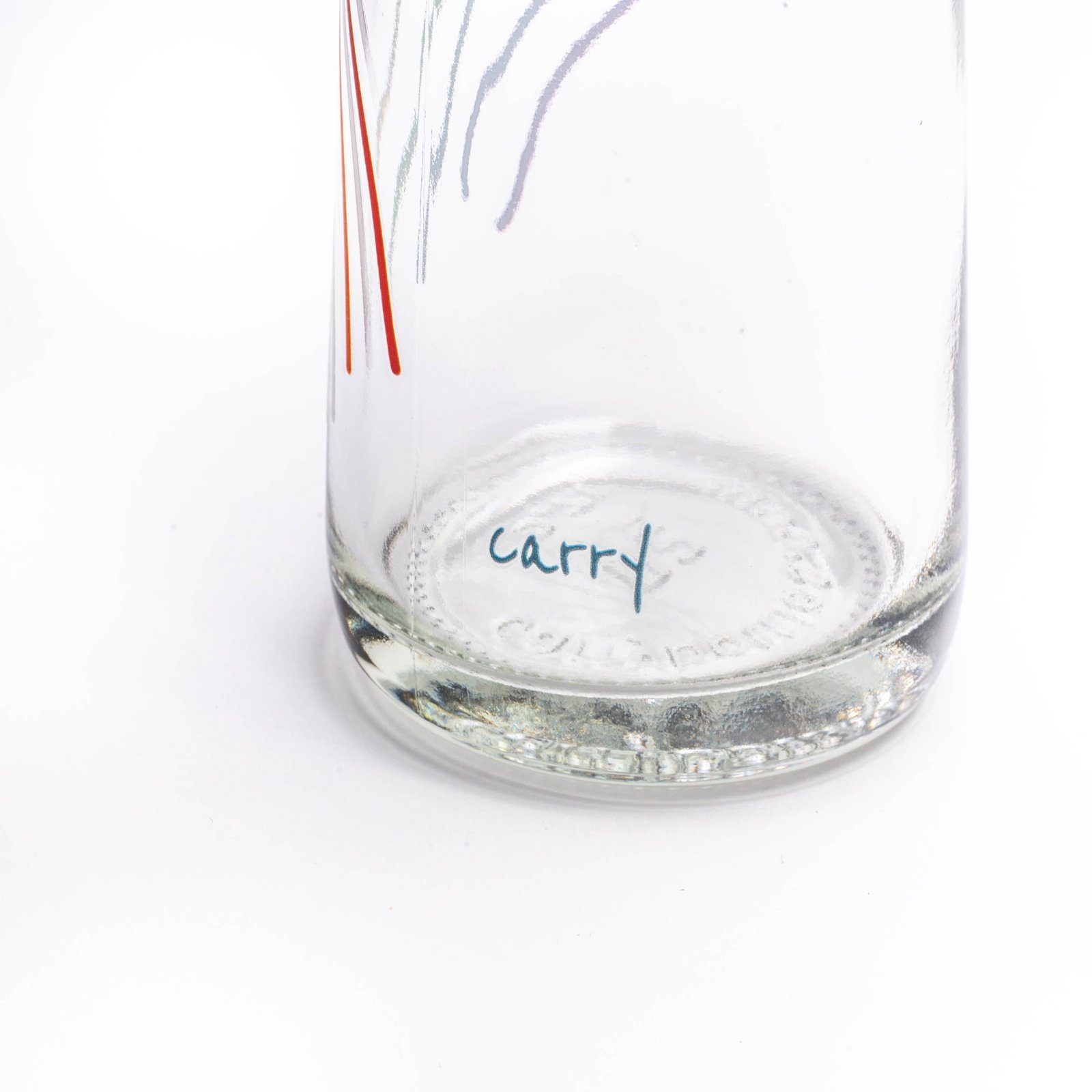 CARRY produziert 0.7 Regional GLAS, l Trinkflasche yogabox RAINBOW