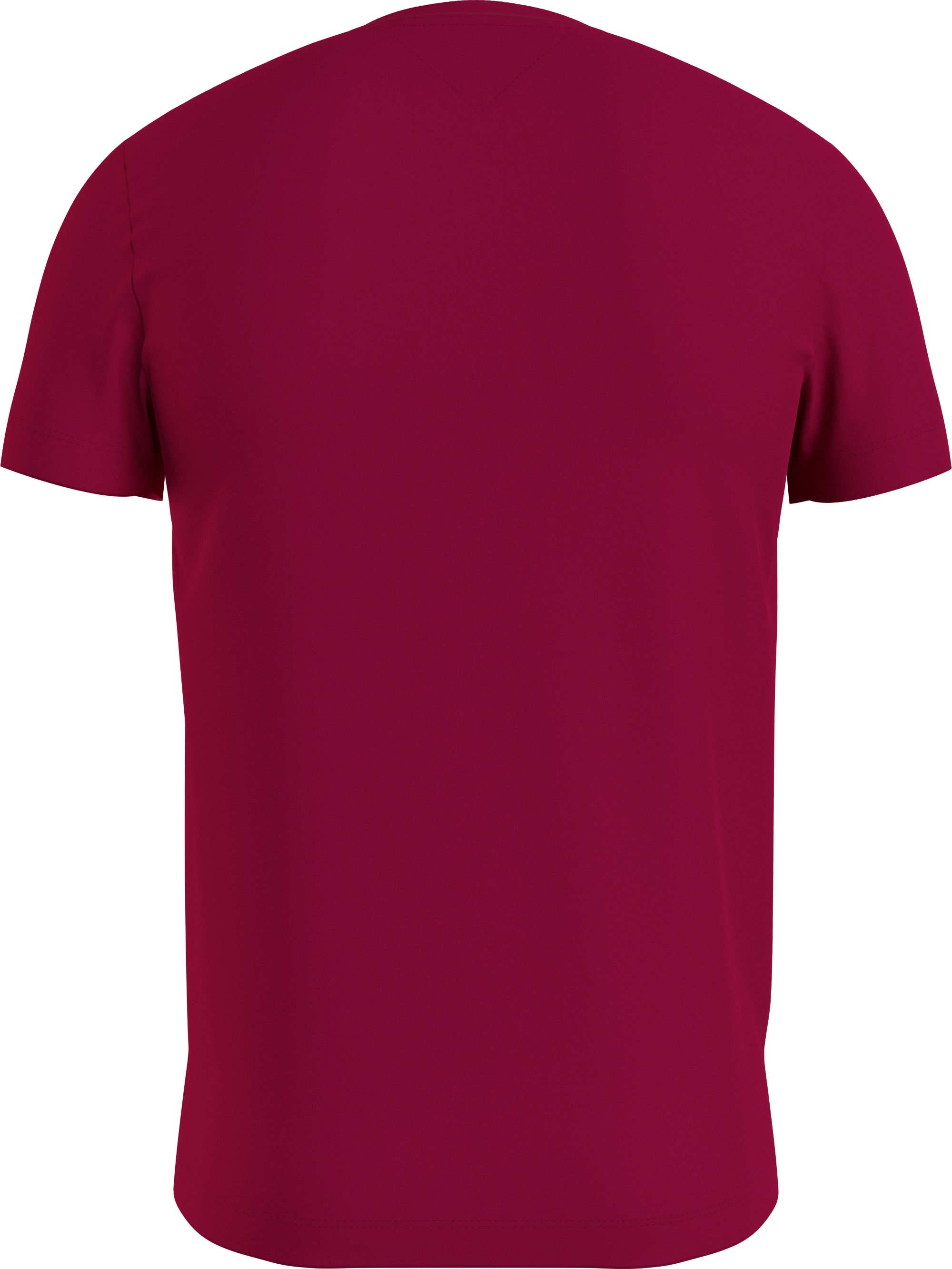 Tommy Hilfiger T-Shirt STRETCH SLIM TEE, Bio-Baumwollmix FIT hochwertigem Aus