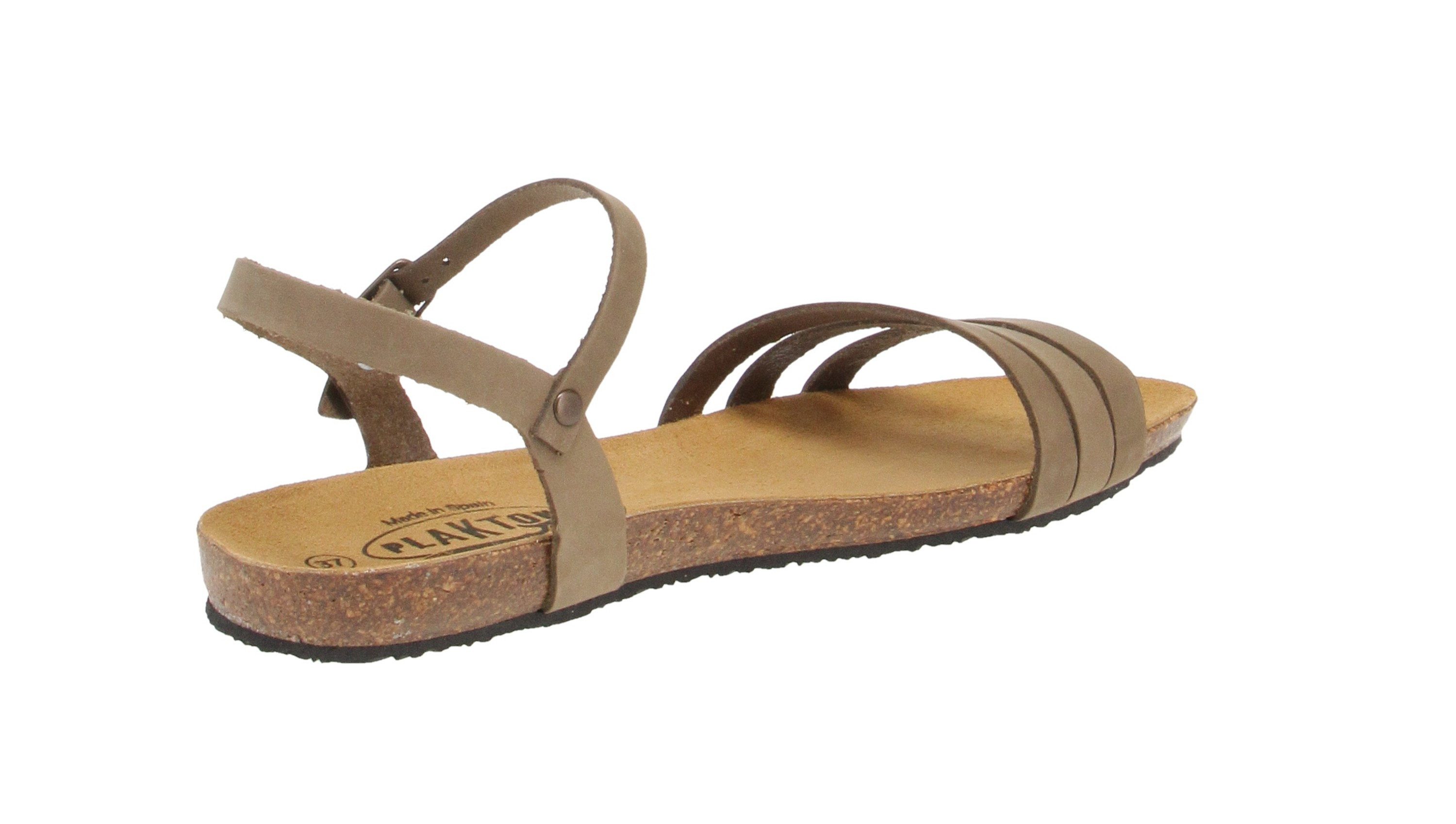 Plakton 575080 Mam Alou Nobuck-Kaki-38 Sandale günstig online kaufen