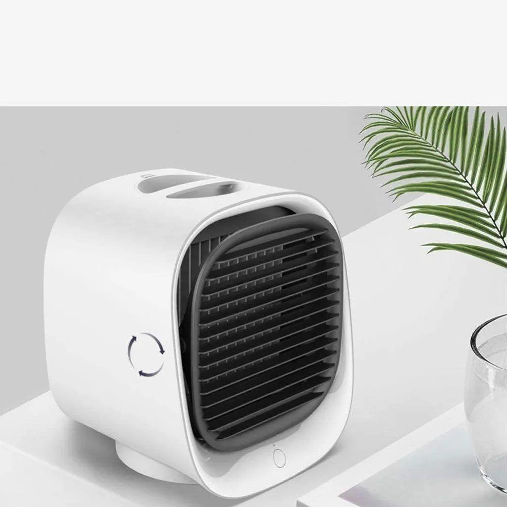 MOUTEN Luftbefeuchter Luftkühler 4 in 1 Ventilator/Luftbefeuchter/ Luftreiniger Weiß