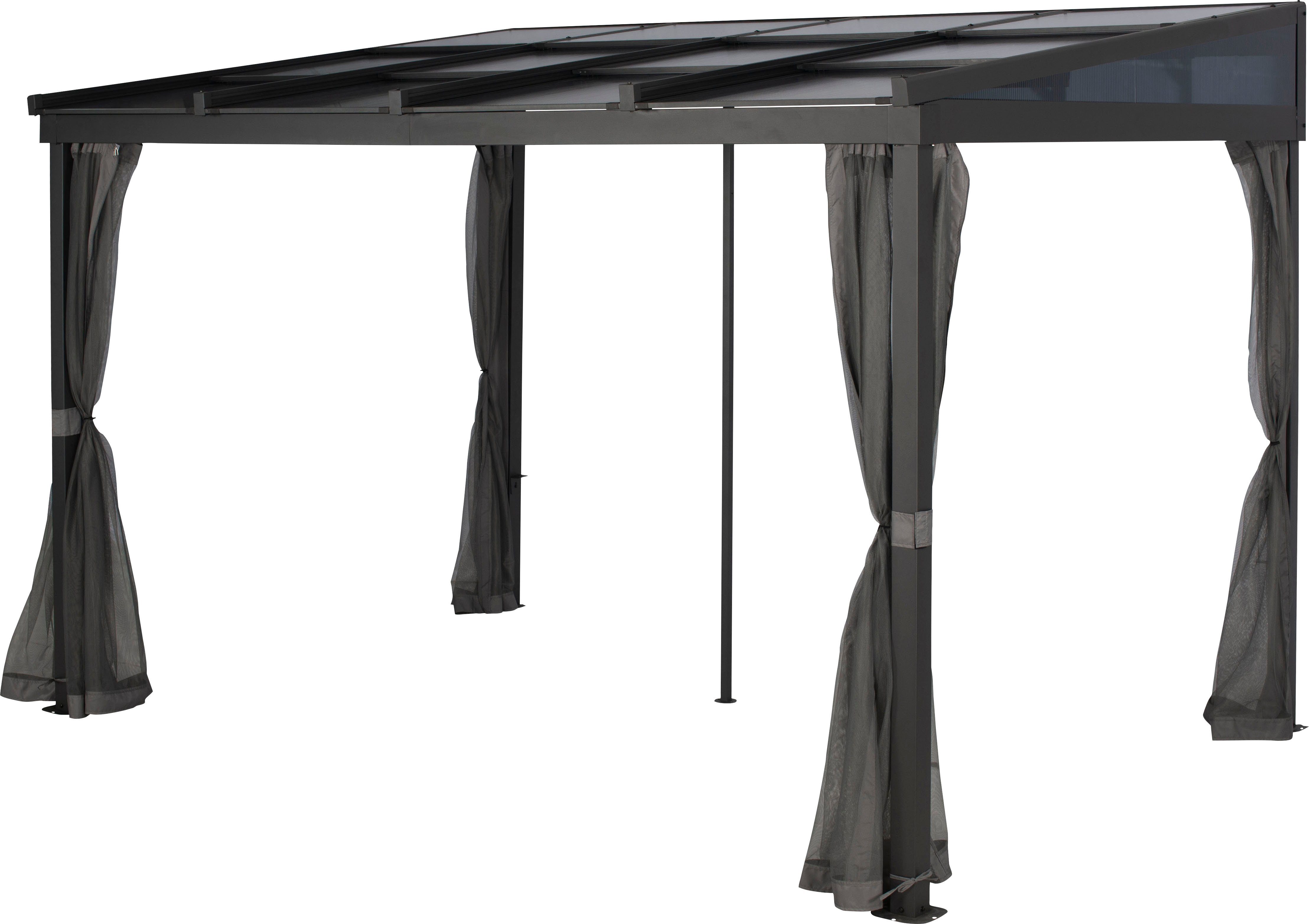 KONIFERA Anbaupavillon Bilbao, Terrassenüberdachung, in Breite günstig online kaufen