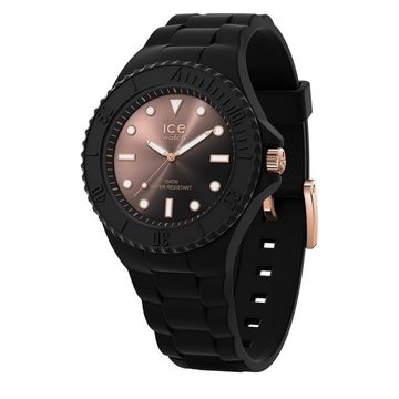 ice-watch Quarzuhr Ice-Watch Unisexuhr ICE Generation 019157 Sunset Black, roségold, (1-tlg)