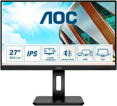 AOC 27P2C LED-Monitor (69 cm/27 ", 1920 x 1080 px, Full HD, 4 ms Reaktionszeit, 75 Hz, IPS-LED)