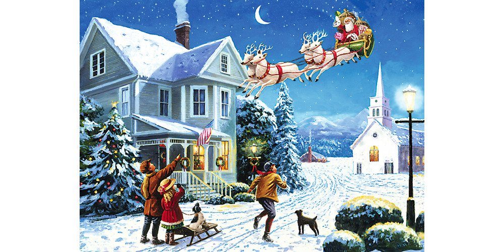 Royal Langnickel Malvorlage Santa Claus, 40 cm x 30 cm