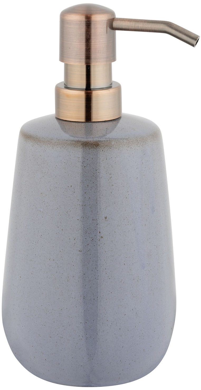 WENKO Seifenspender Sirmione, für Flüssigseife aus Keramik mit Kupferakzent günstig online kaufen