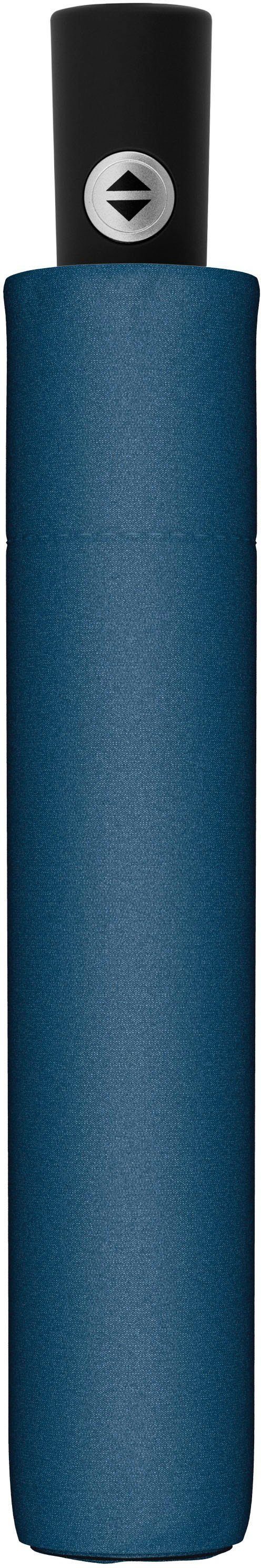 doppler® Taschenregenschirm Smart fold blue uni, crystal