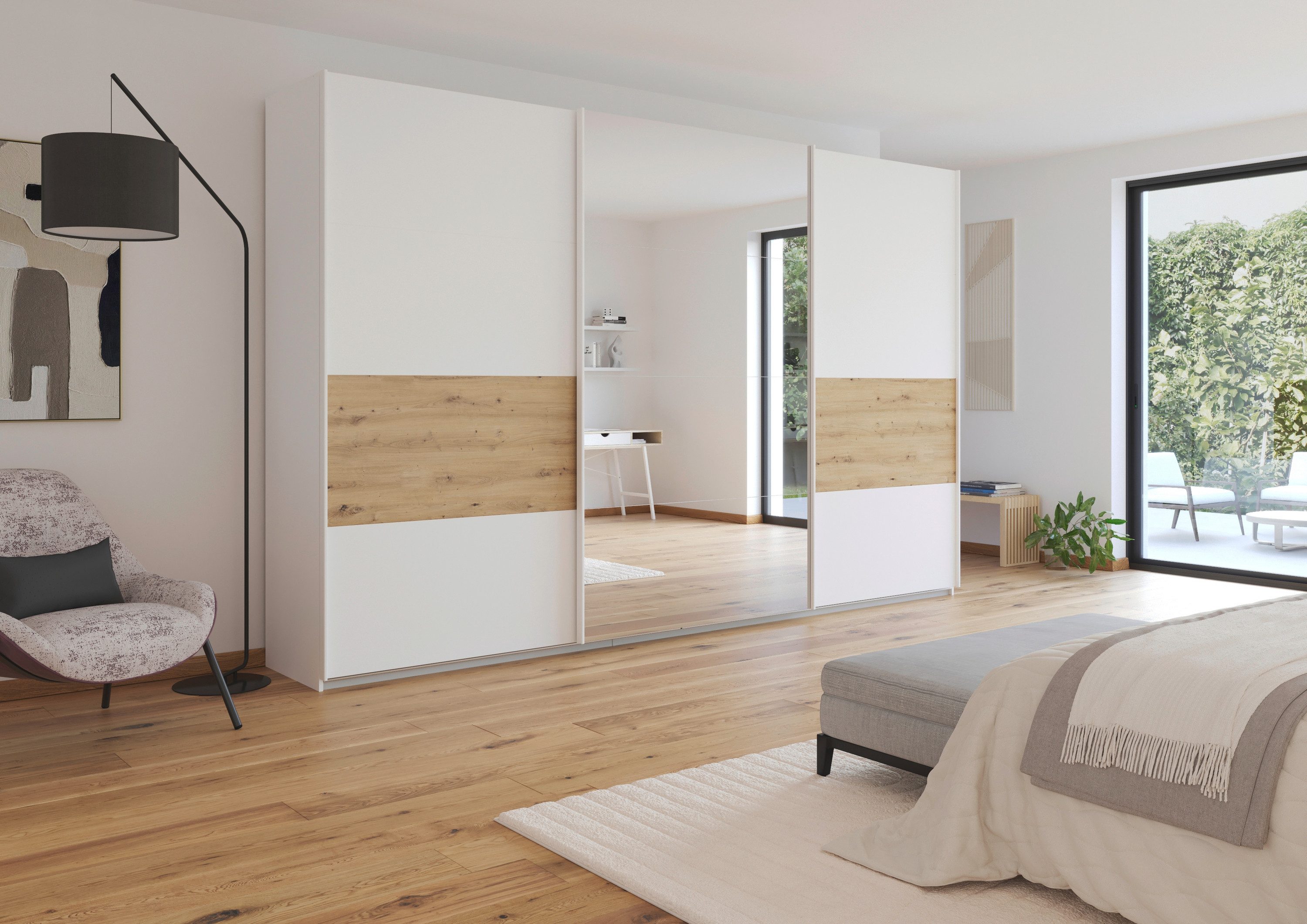 rauch Schwebetürenschrank "Kleiderschrank Schrank Garderobe CORTONA", inkl. günstig online kaufen