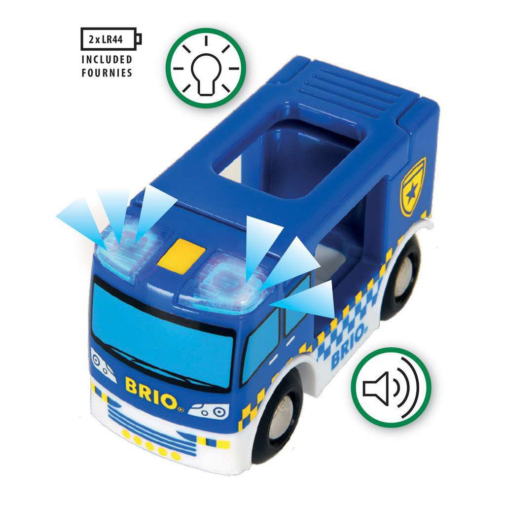 Ravensburger Verlag GmbH Spielzeug-Polizei BRIO Polizeiwagen Licht/Ton günstig online kaufen